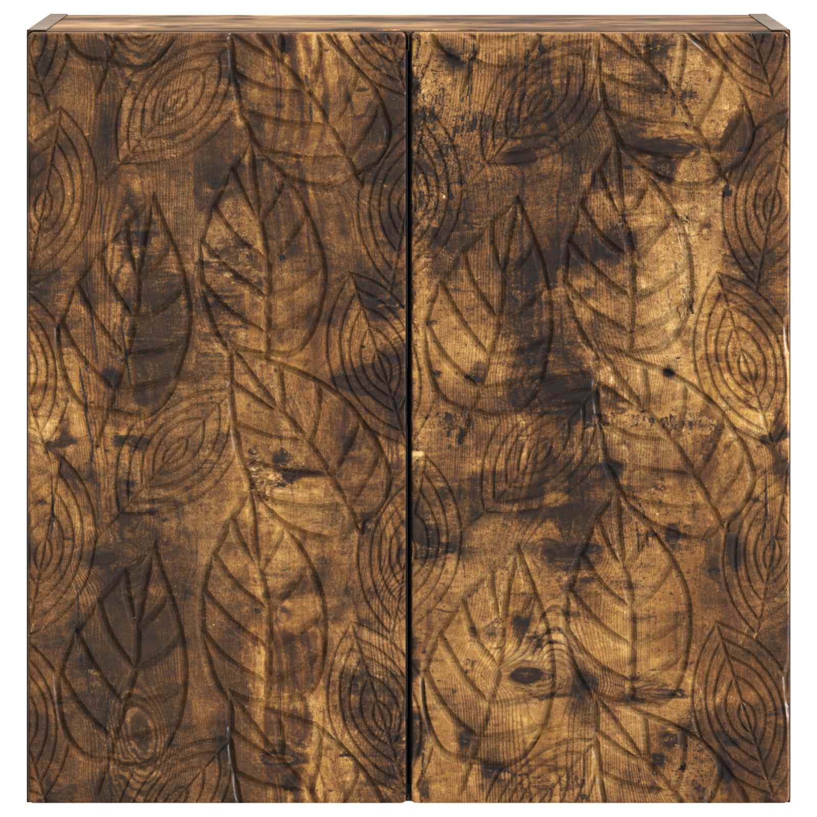 Wandkast Gerookt eiken 59 x 31 x 60 cm Bewerkt hout – afbeelding 4