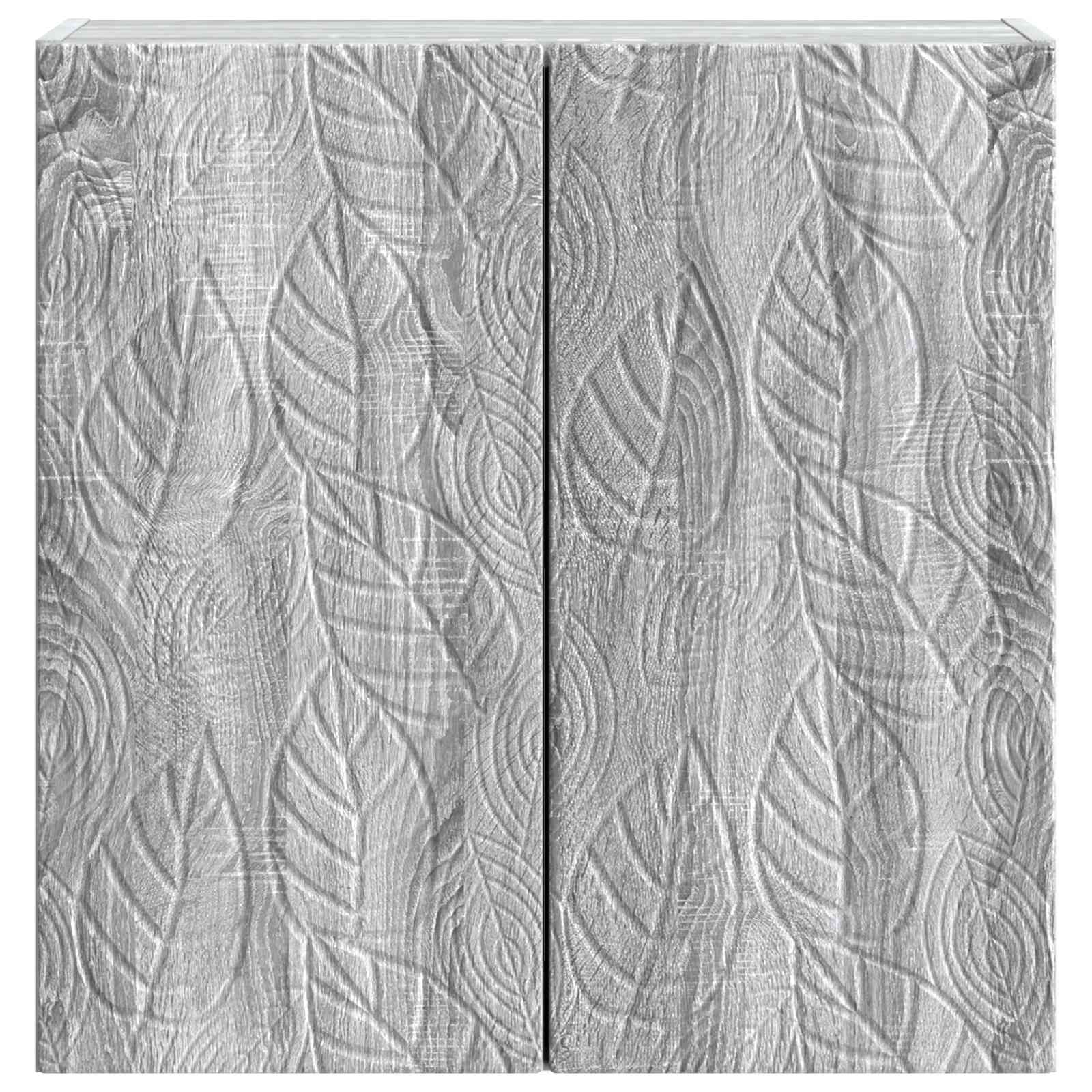 Wandkast Grijs Sonoma 59 x 31 x 60 cm Bewerkt hout – afbeelding 4