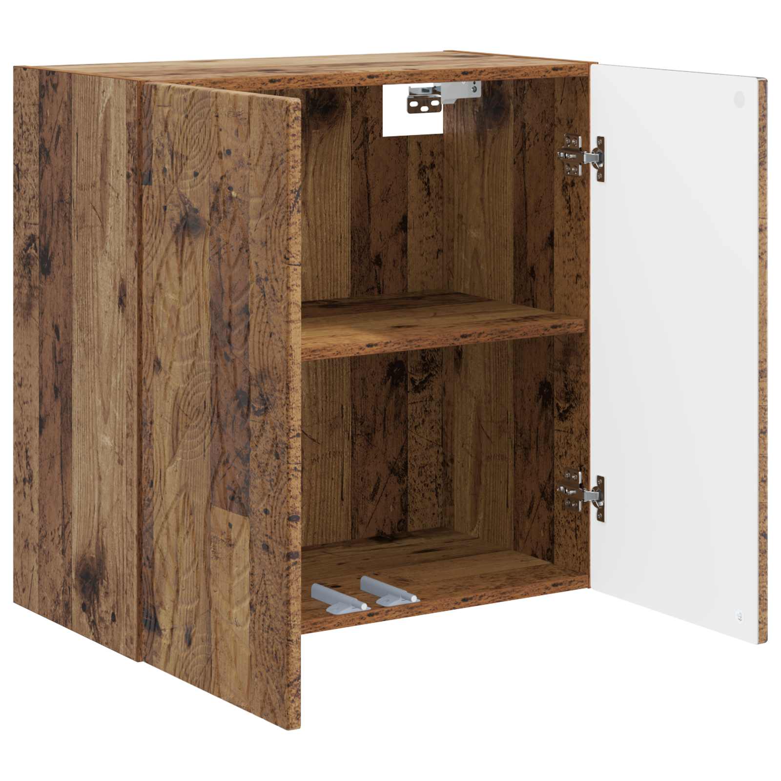 Wandkast Oud hout 59 x 31 x 60 cm Bewerkt hout – afbeelding 3