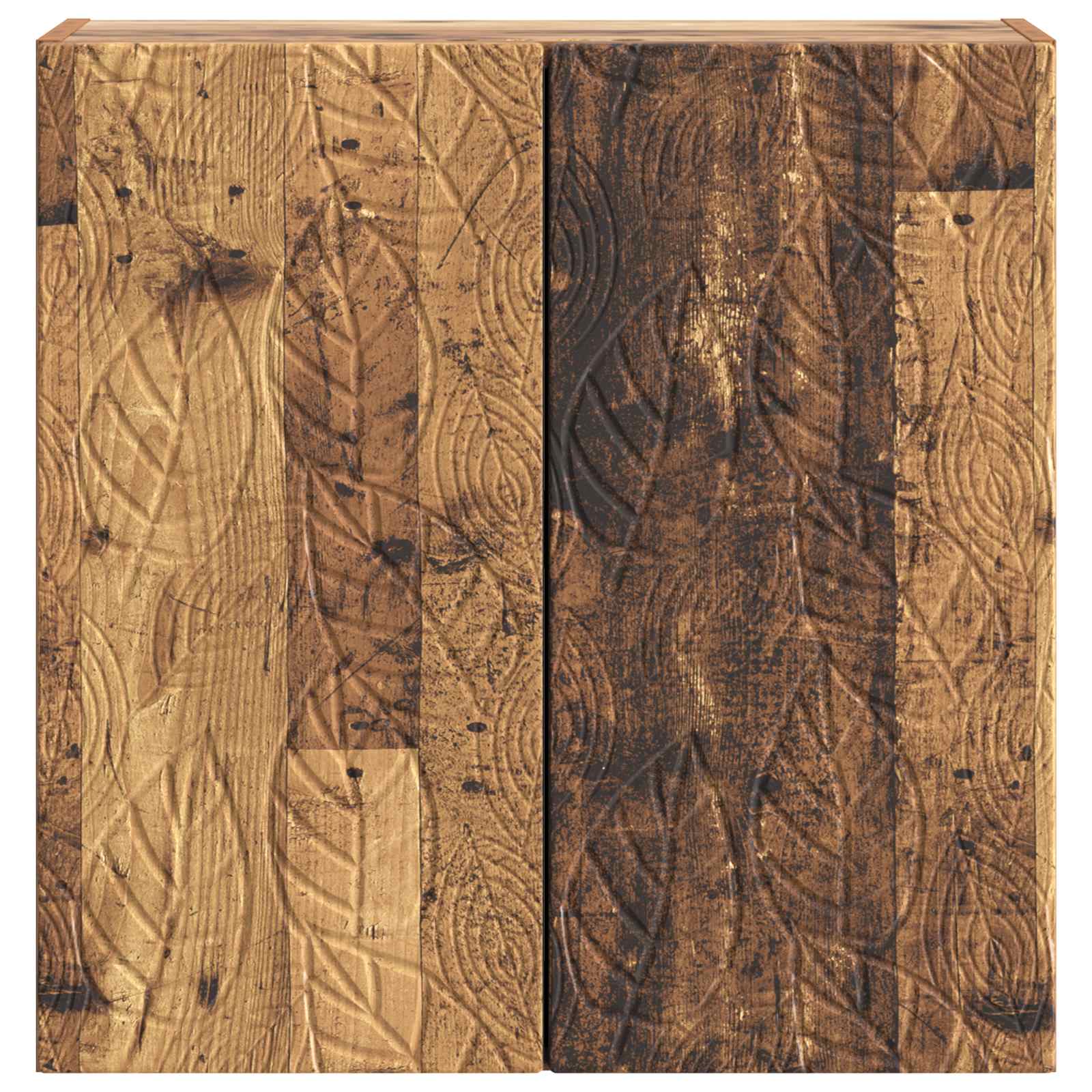 Wandkast Oud hout 59 x 31 x 60 cm Bewerkt hout – afbeelding 4