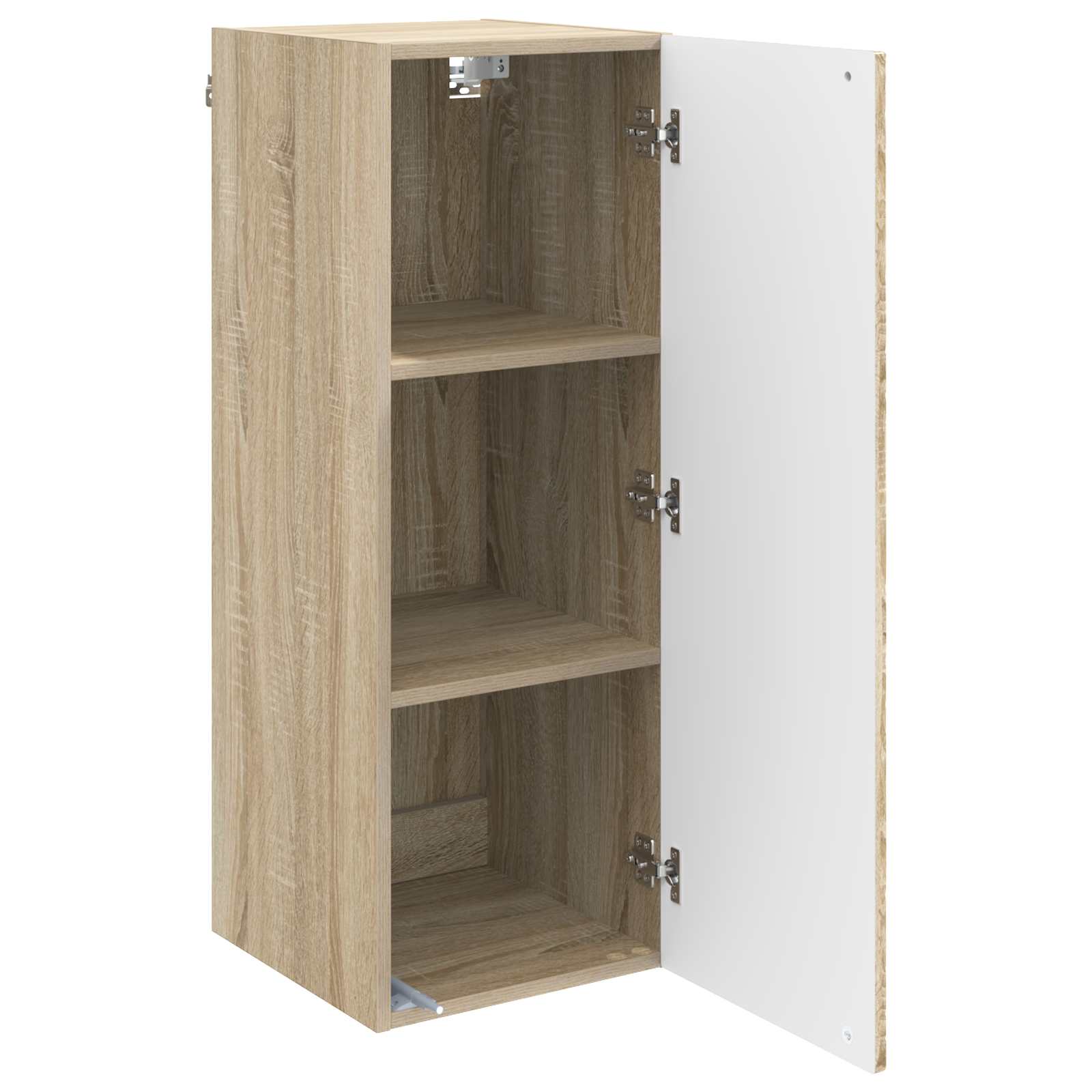 Wandkast Sonoma Eiken 33 x 34,5 x 90 cm Bewerkt hout – afbeelding 2