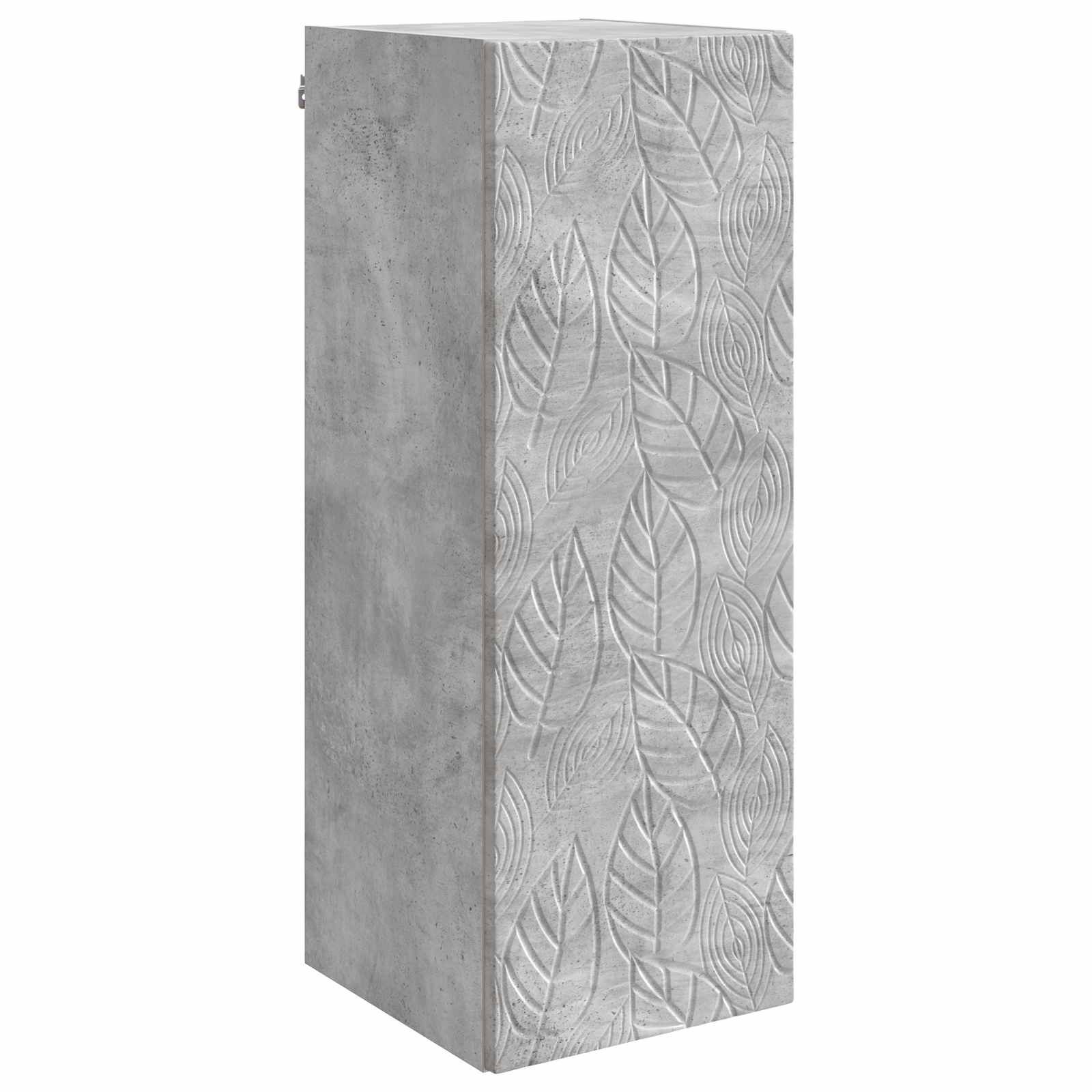 Wandkast Betongrijs 33 x 34,5 x 90 cm Bewerkt hout – afbeelding 2