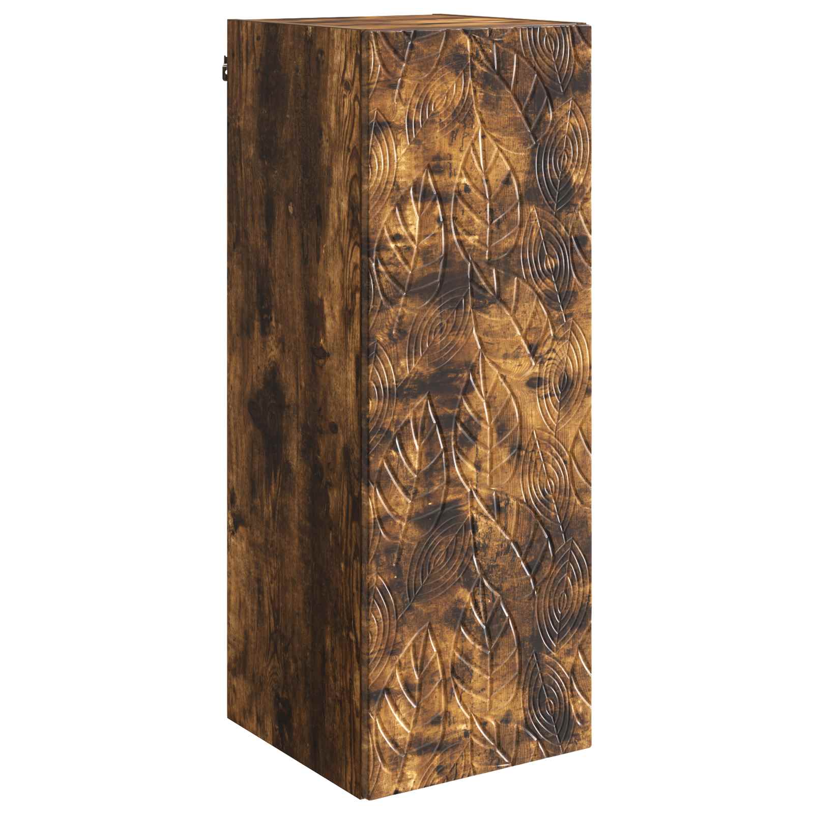 Wandkast Gerookt eiken 33 x 34,5 x 90 cm Bewerkt hout – afbeelding 2