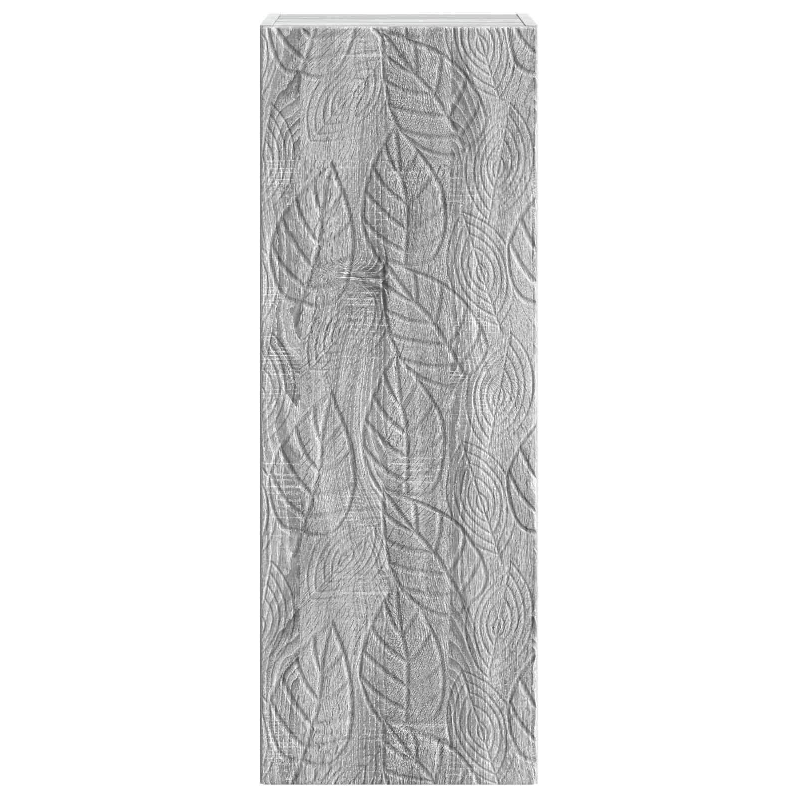 Wandkast Grijs Sonoma 33 x 34,5 x 90 cm Bewerkt hout – afbeelding 4