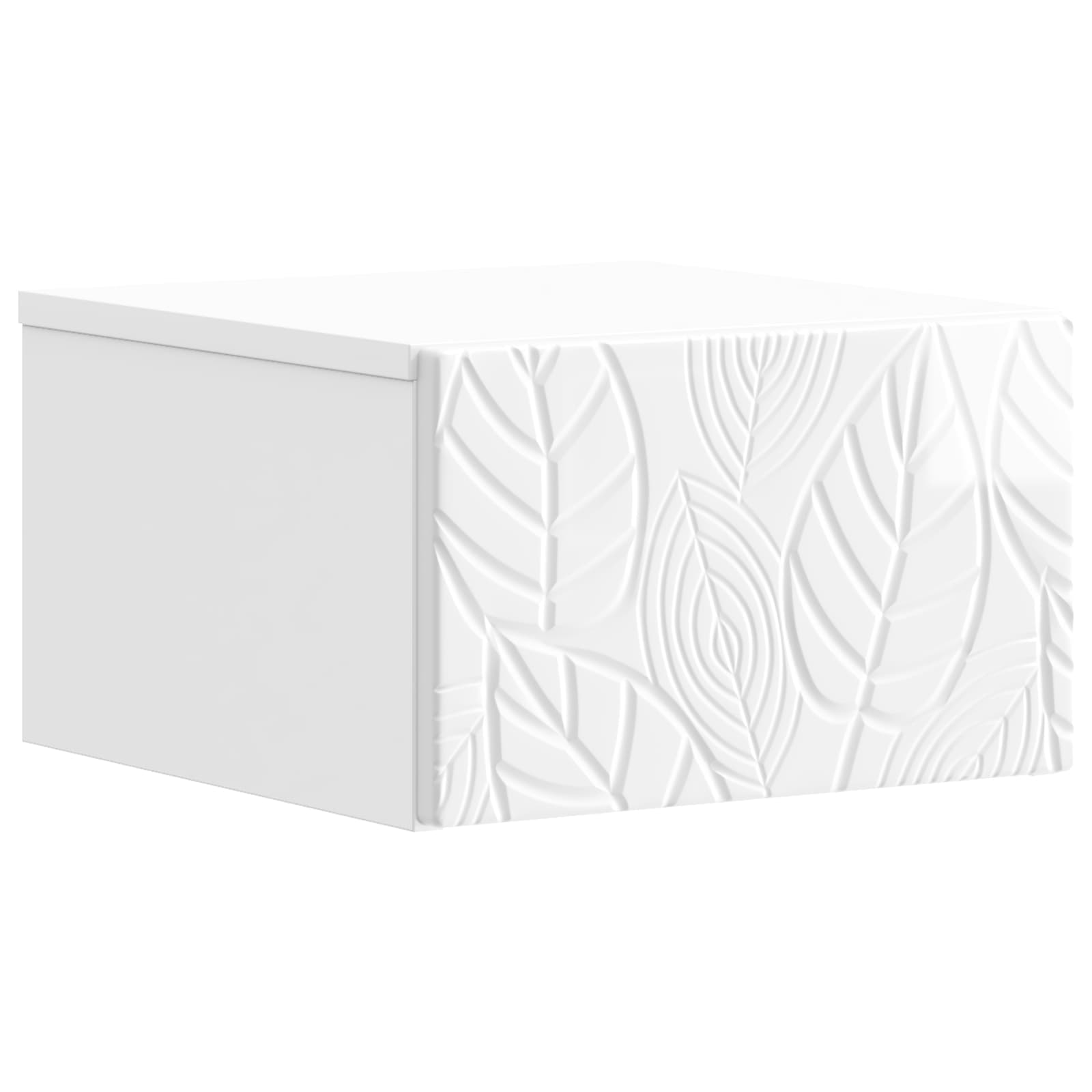 Wandmontage Zijtafel 2 pcs Hoogglans Wit 34,5 x 33 x 20 cm – afbeelding 4