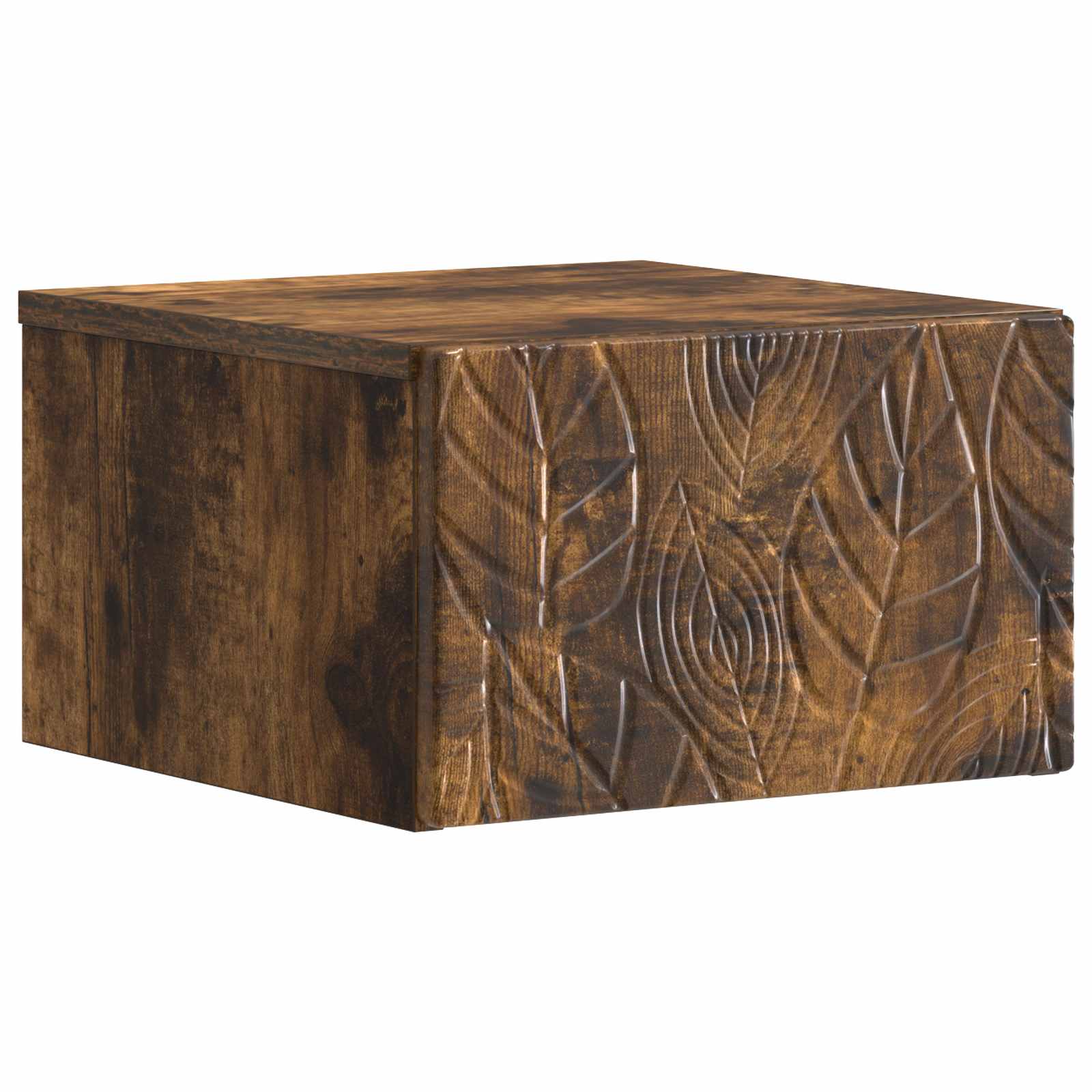 Wandmontage Zijtafel Gerookt eiken 34,5 x 33 x 20 cm – afbeelding 2