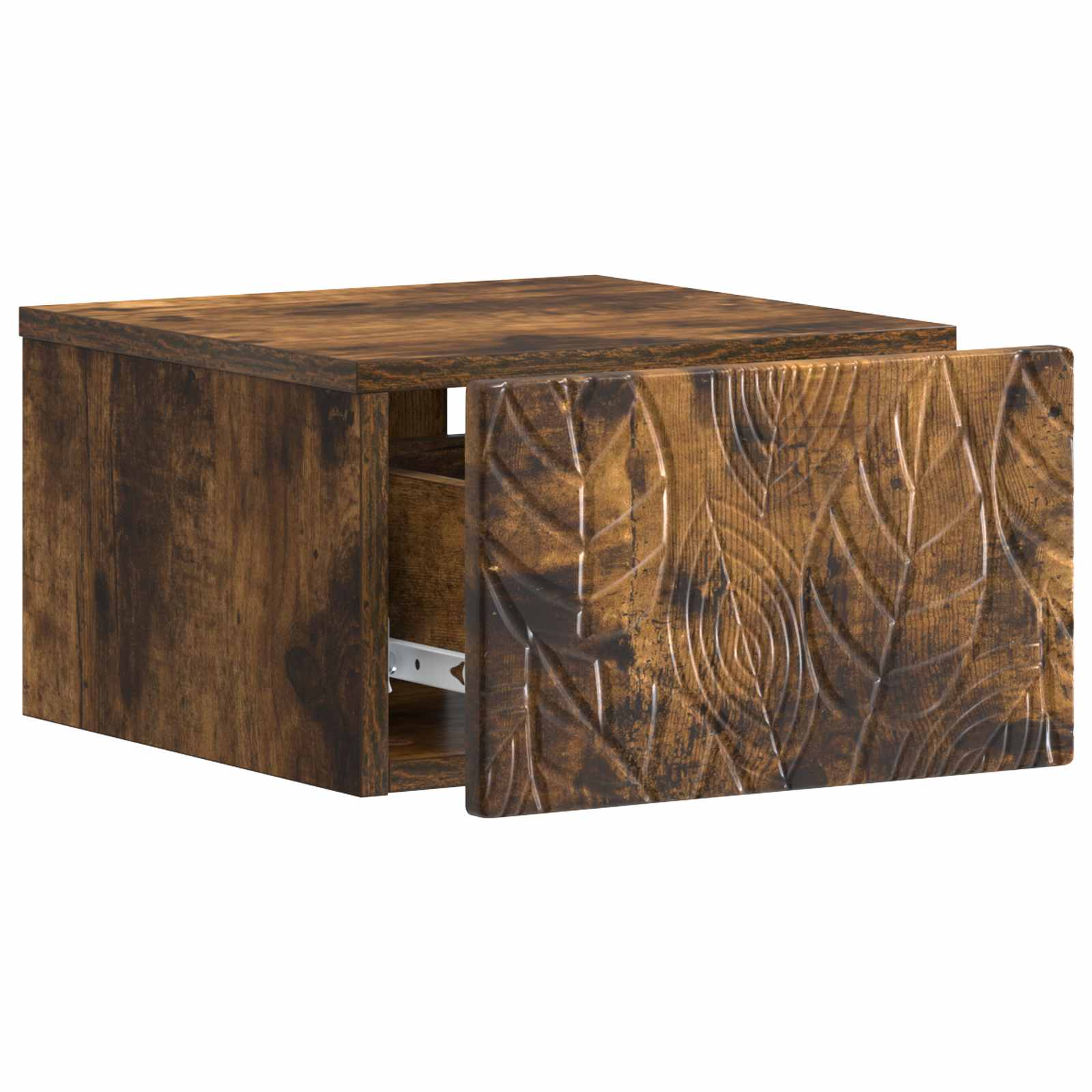 Wandmontage Zijtafel Gerookt eiken 34,5 x 33 x 20 cm – afbeelding 3