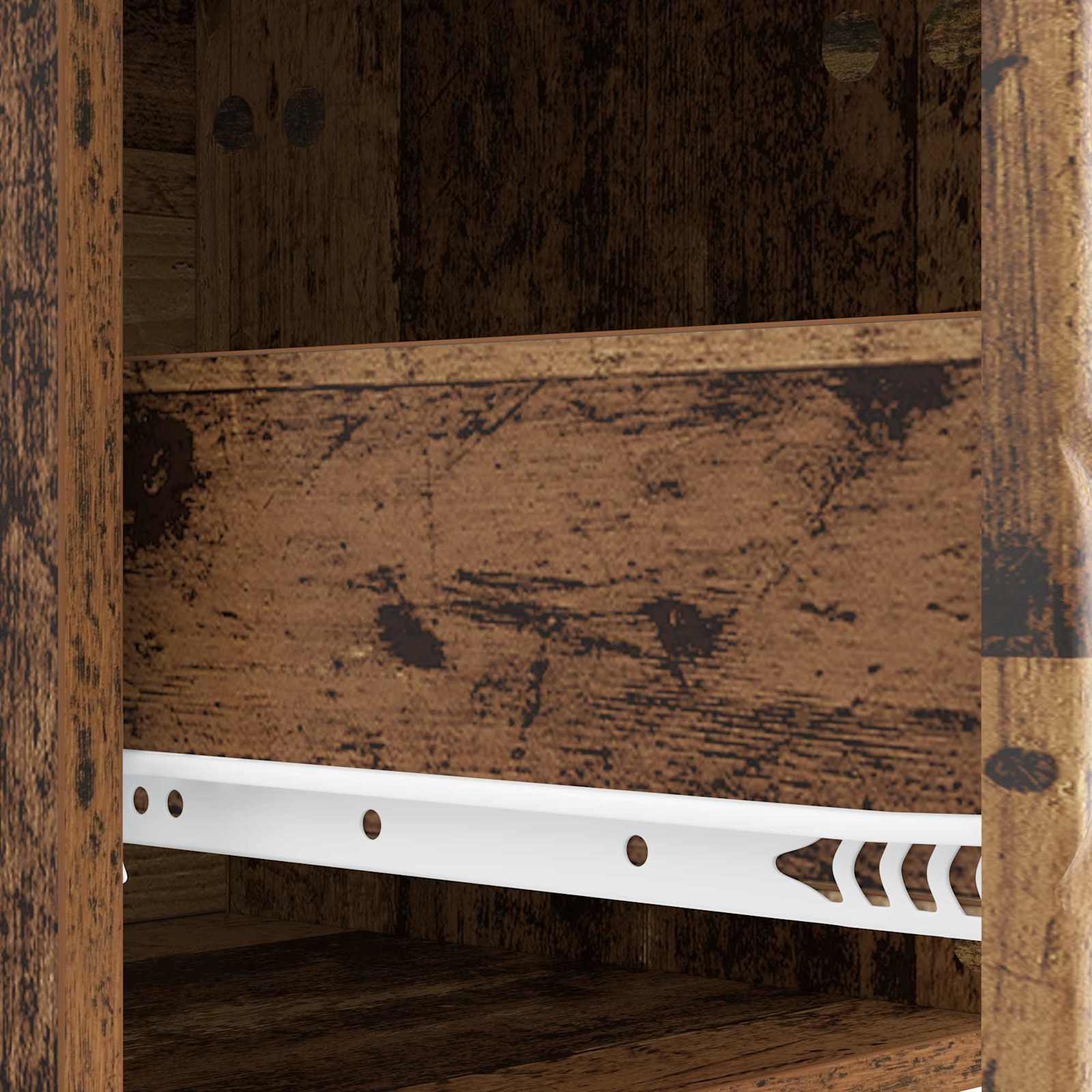 Wandmontage Zijtafel Oud hout 34,5 x 33 x 20 cm Bewerkt hout – afbeelding 8