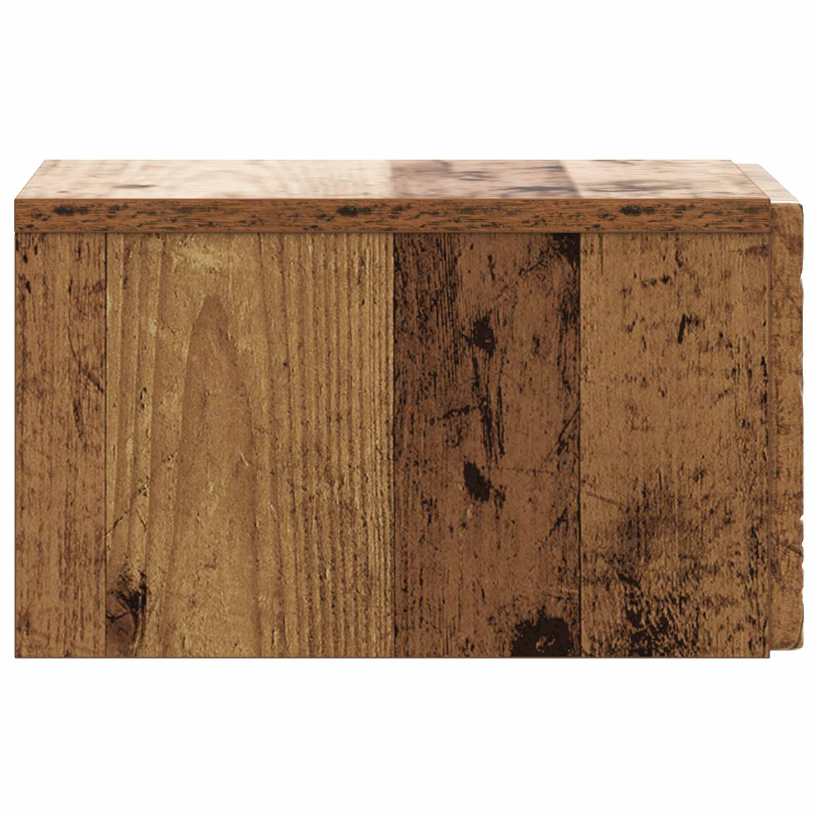 Wandmontage Zijtafel 2 pcs Oud hout 34,5 x 33 x 20 cm – afbeelding 7