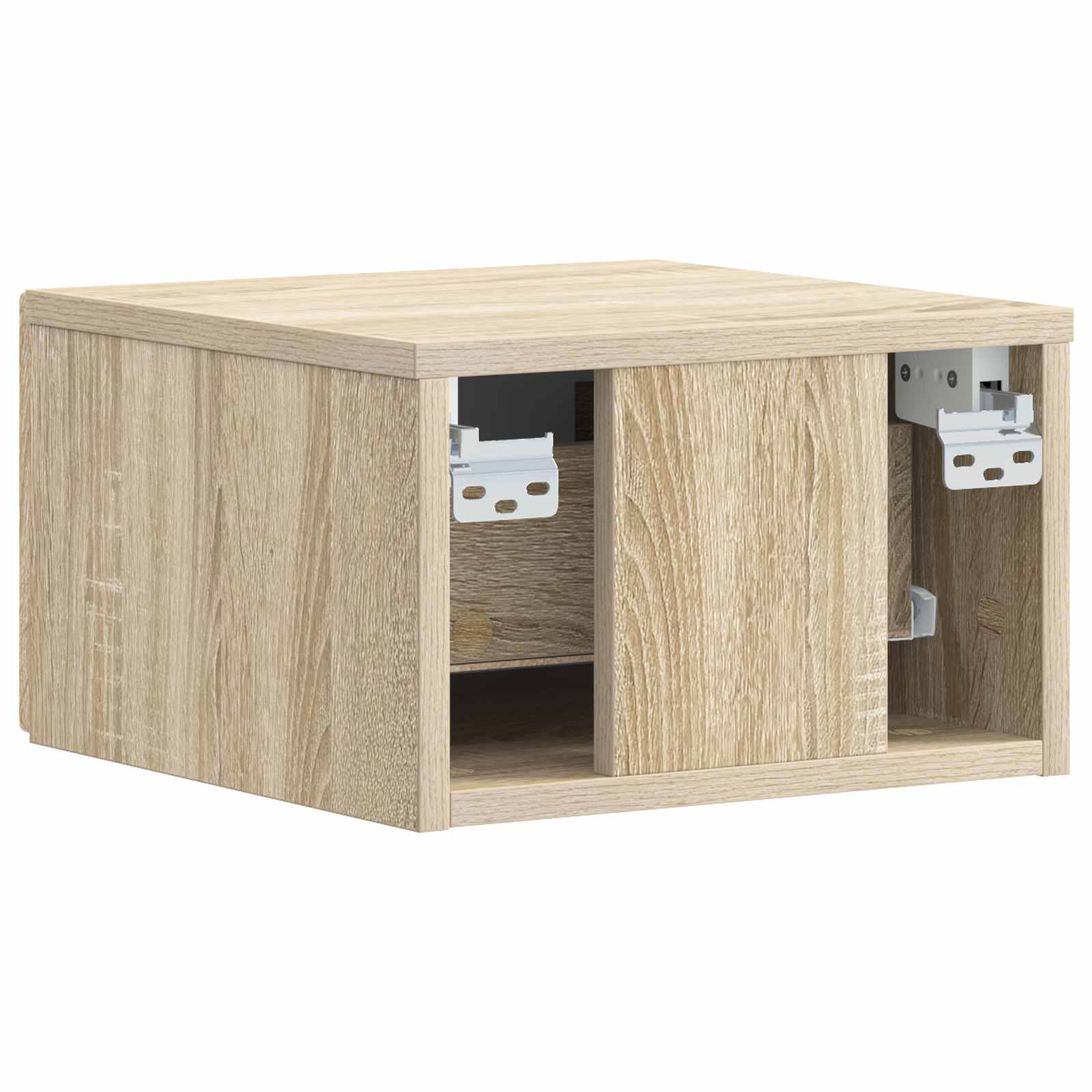 Wandbeugel Bedkast Sonoma Eiken 49 x 34,5 x 20 cm Bewerkt hout – afbeelding 6