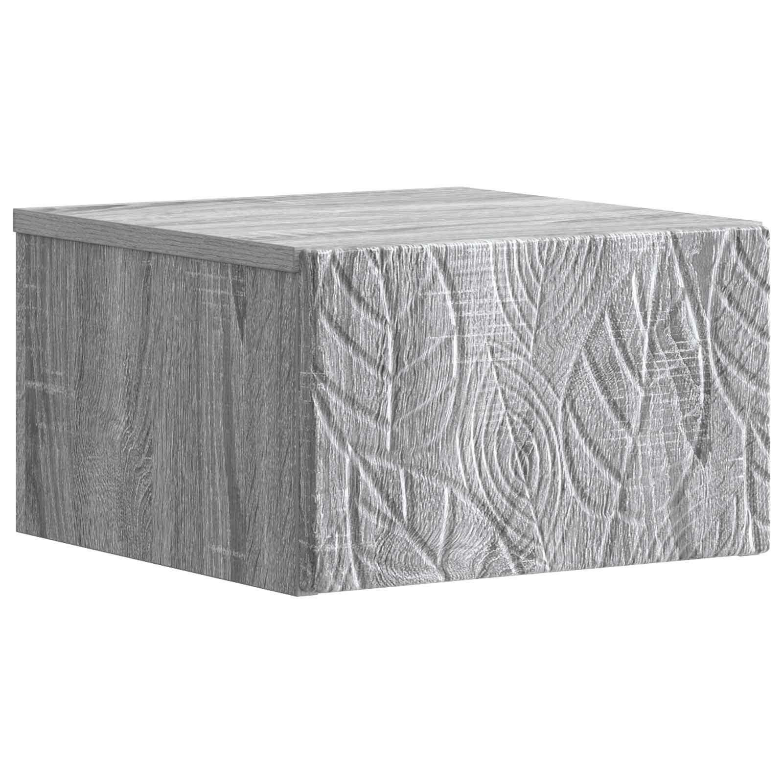 Wandbeugel Bedkast 2 pcs Grijs Sonoma 49 x 34,5 x 20 cm – afbeelding 4