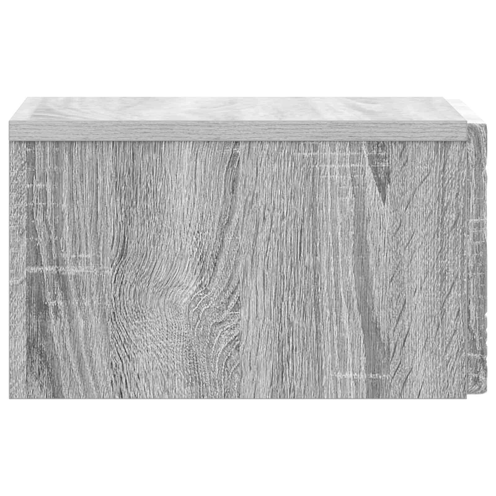 Wandbeugel Bedkast 2 pcs Grijs Sonoma 49 x 34,5 x 20 cm – afbeelding 7