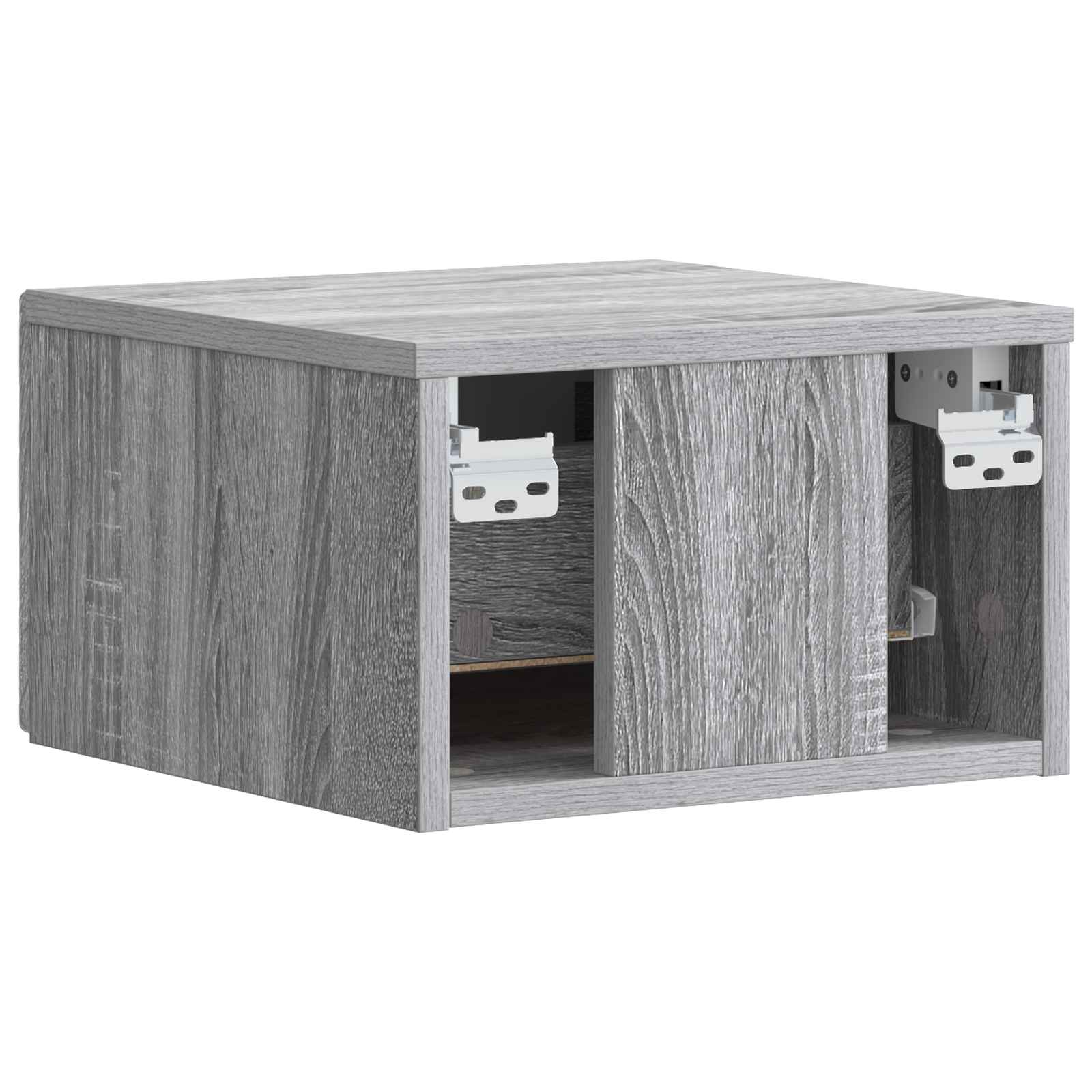 Wandbeugel Bedkast 2 pcs Grijs Sonoma 49 x 34,5 x 20 cm – afbeelding 8
