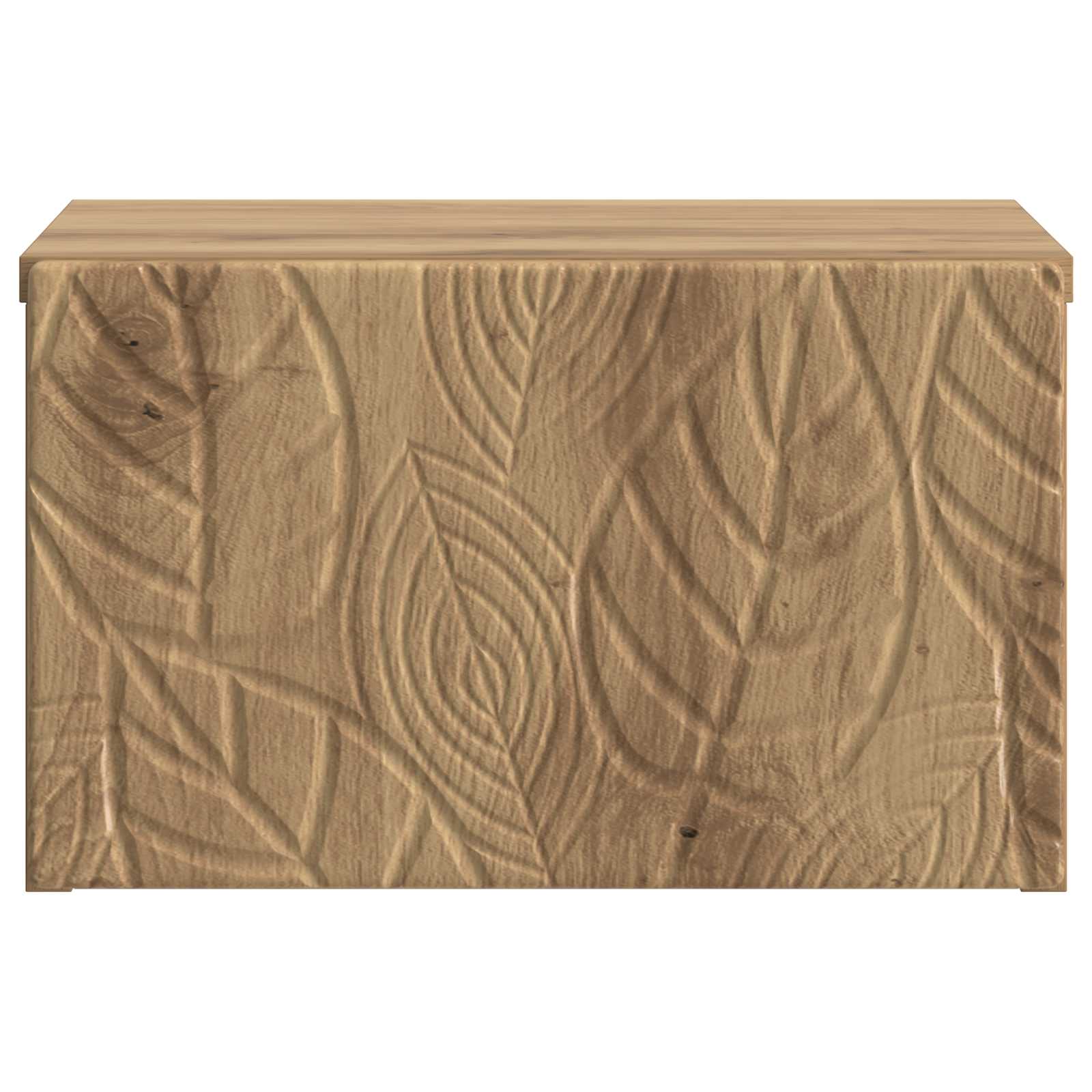 Wandbeugel Bedkast Artisanaal eiken 49 x 34,5 x 20 cm – afbeelding 4