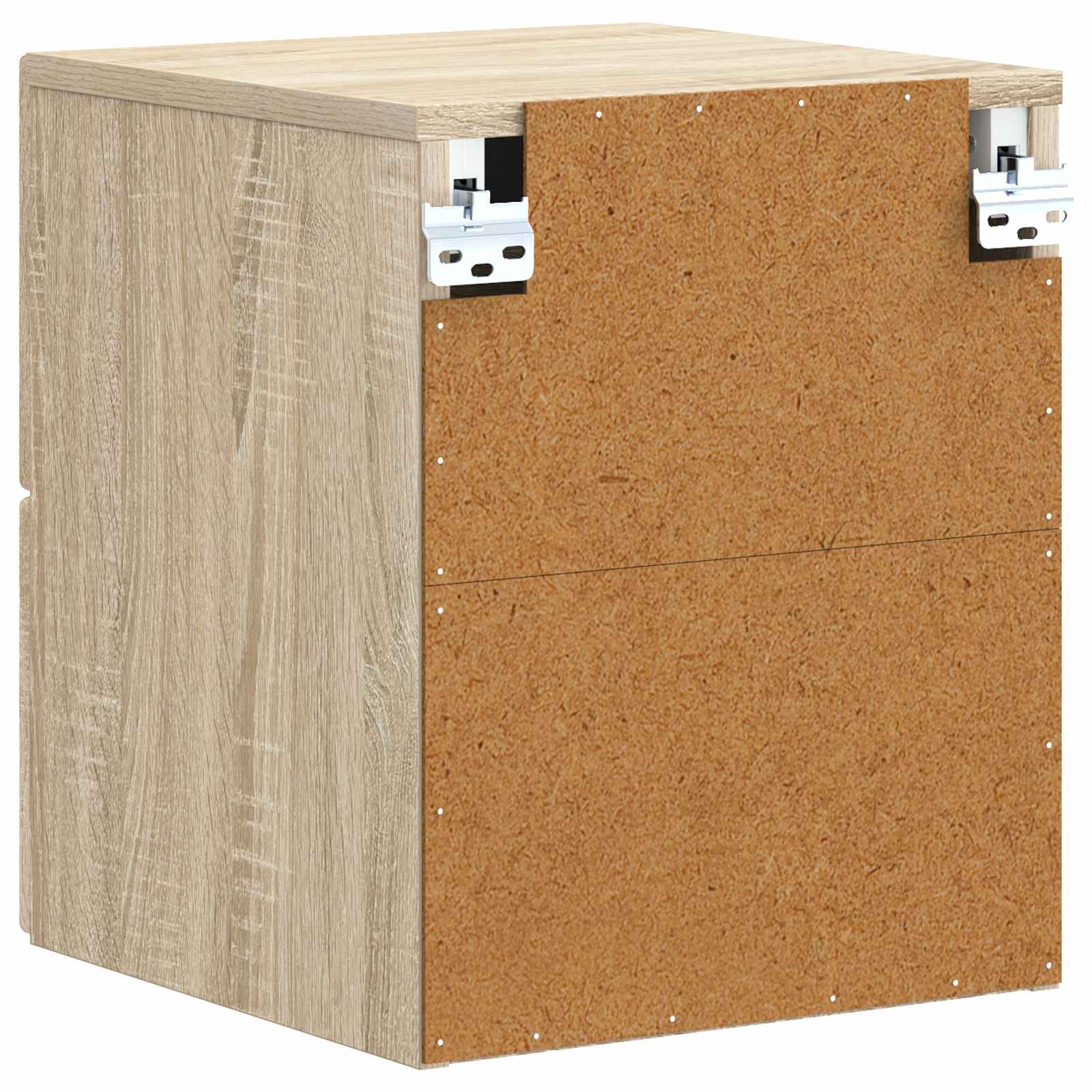 Wandbeugel Bedkast Sonoma Eiken 34,5 x 33 x 40 cm Bewerkt hout – afbeelding 6