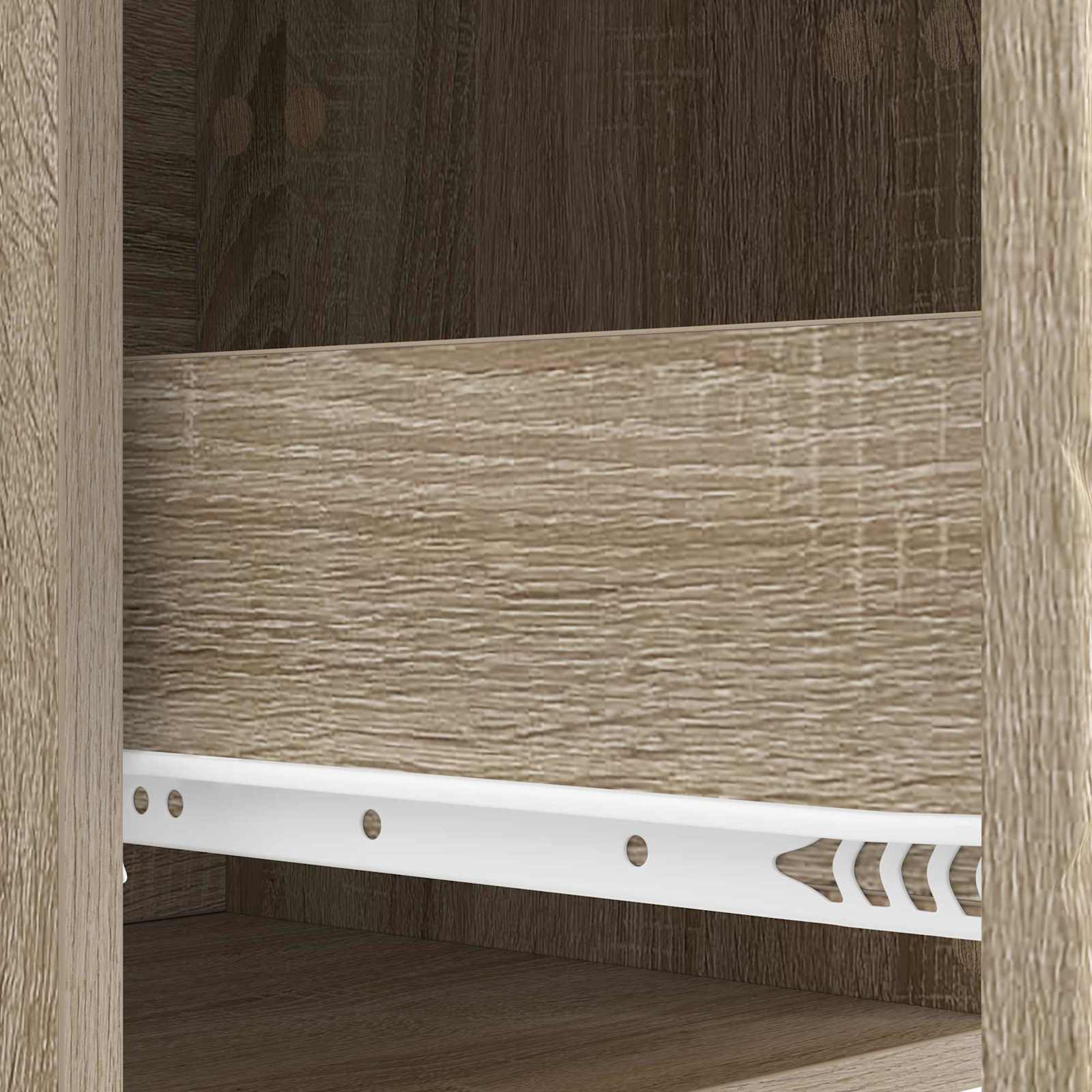 Wandbeugel Bedkast Sonoma Eiken 34,5 x 33 x 40 cm Bewerkt hout – afbeelding 8