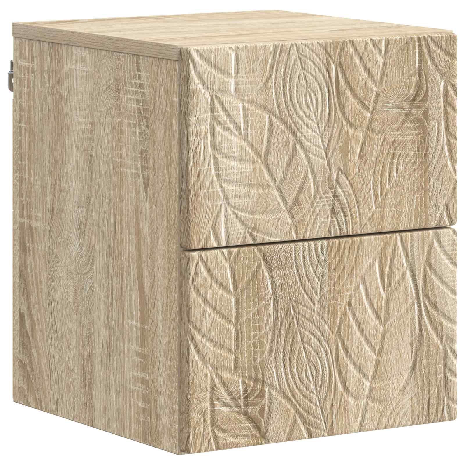 Wandbeugel Bedkast 2 pcs Sonoma Eiken 34,5 x 33 x 40 cm – afbeelding 4