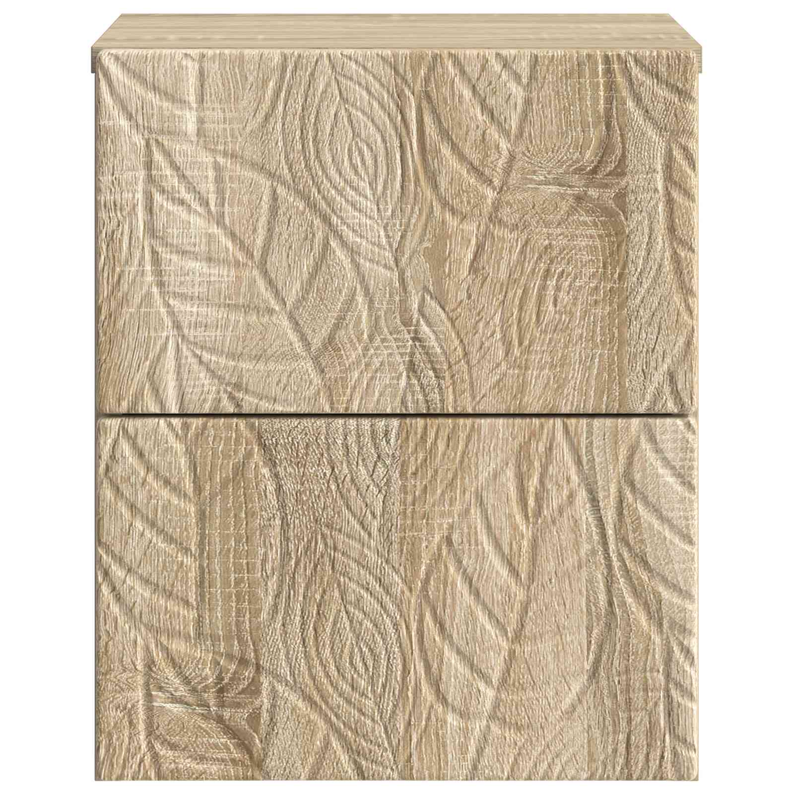 Wandbeugel Bedkast 2 pcs Sonoma Eiken 34,5 x 33 x 40 cm – afbeelding 6