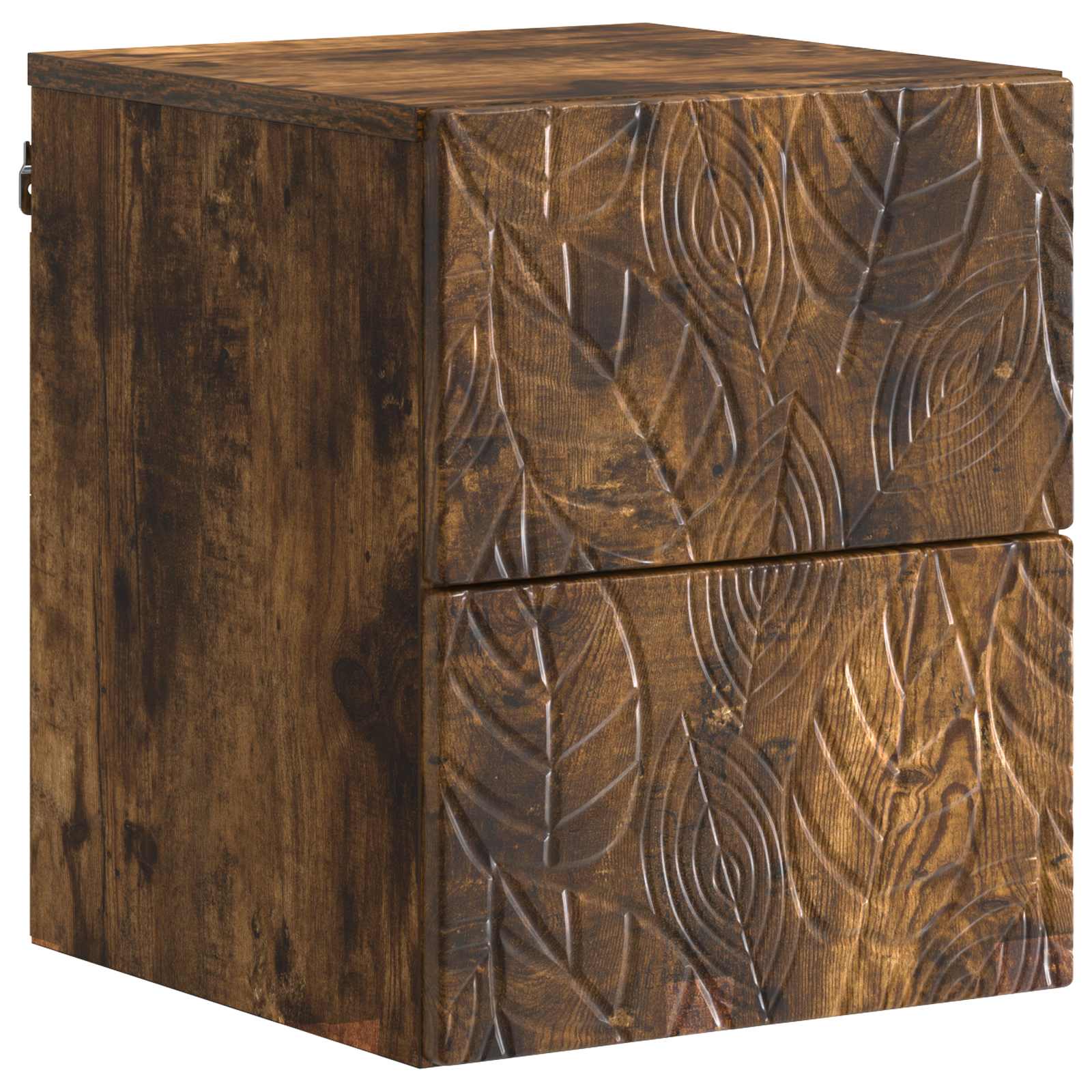 Wandbeugel Bedkast 2 pcs Gerookt eiken 34,5 x 33 x 40 cm – afbeelding 4
