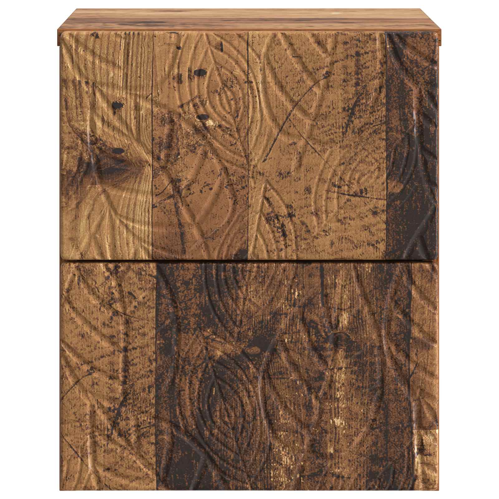 Wandbeugel Bedkast Oud hout 34,5 x 33 x 40 cm Bewerkt hout – afbeelding 4