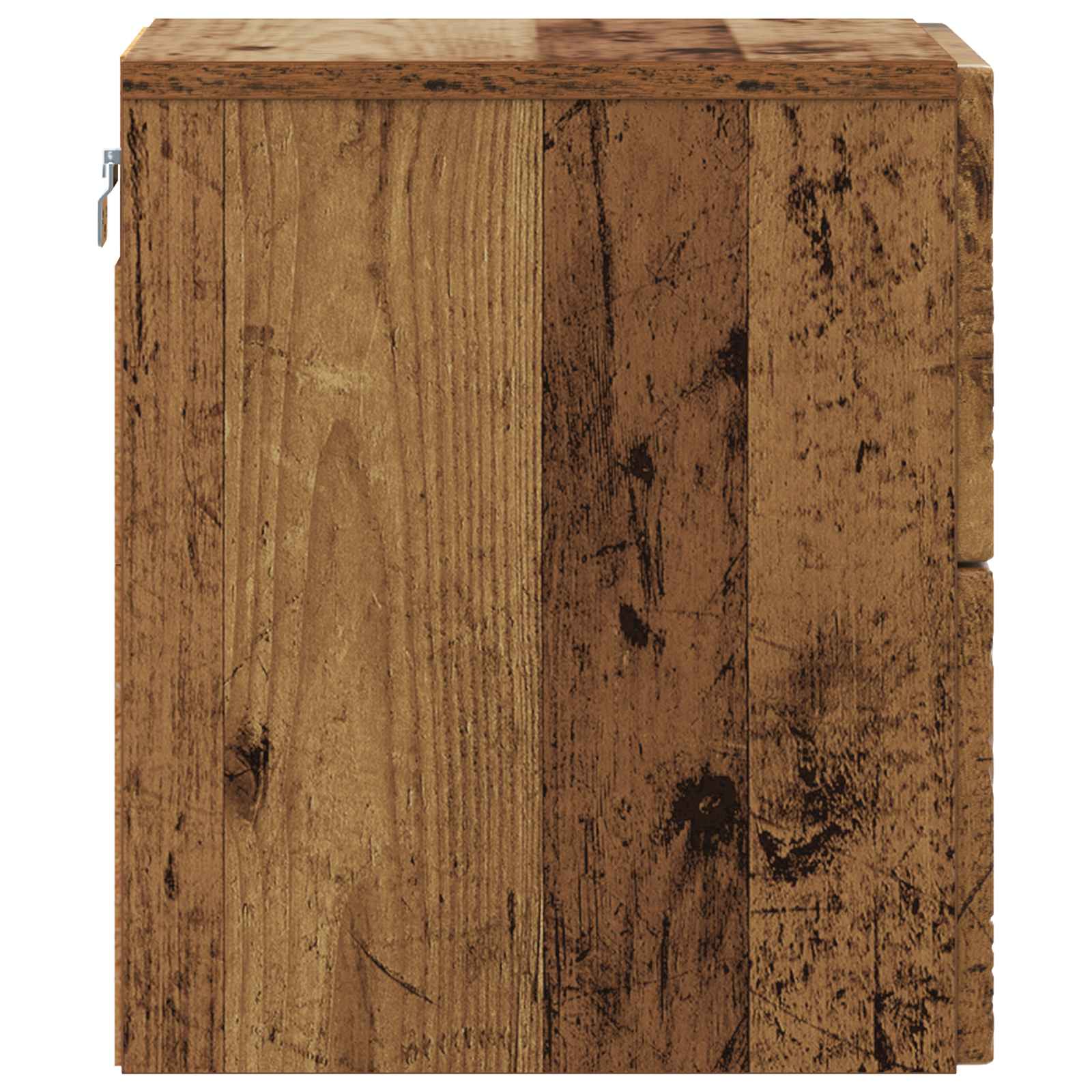 Wandbeugel Bedkast Oud hout 34,5 x 33 x 40 cm Bewerkt hout – afbeelding 5