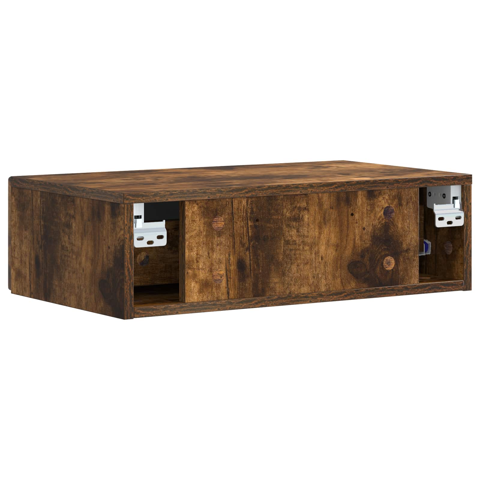 Wandmontage Zijtafel Gerookt eiken 59 x 34,5 x 17 cm – afbeelding 6