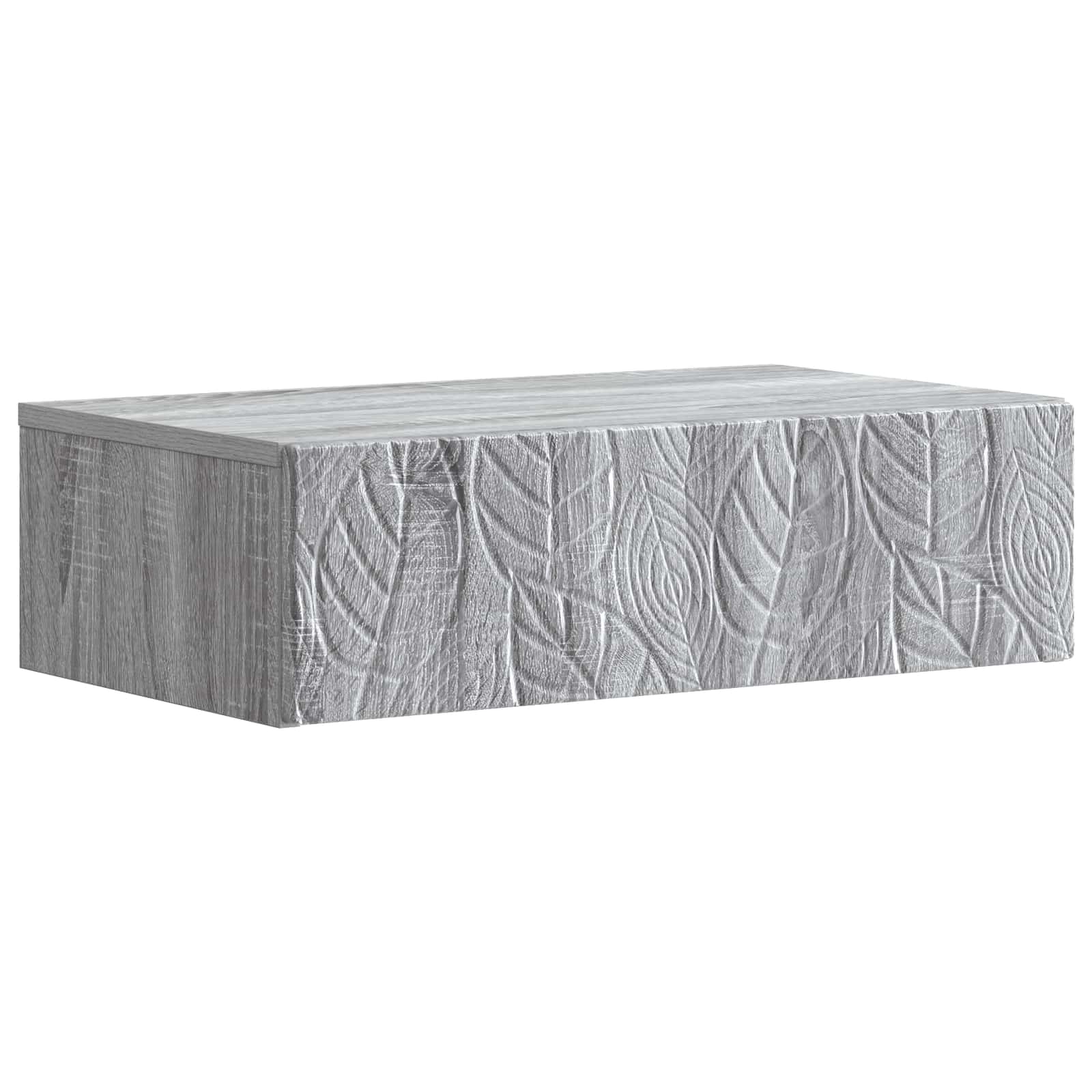 Wandmontage Zijtafel Grijs Sonoma 87,5 x 34,5 x 17 cm – afbeelding 2