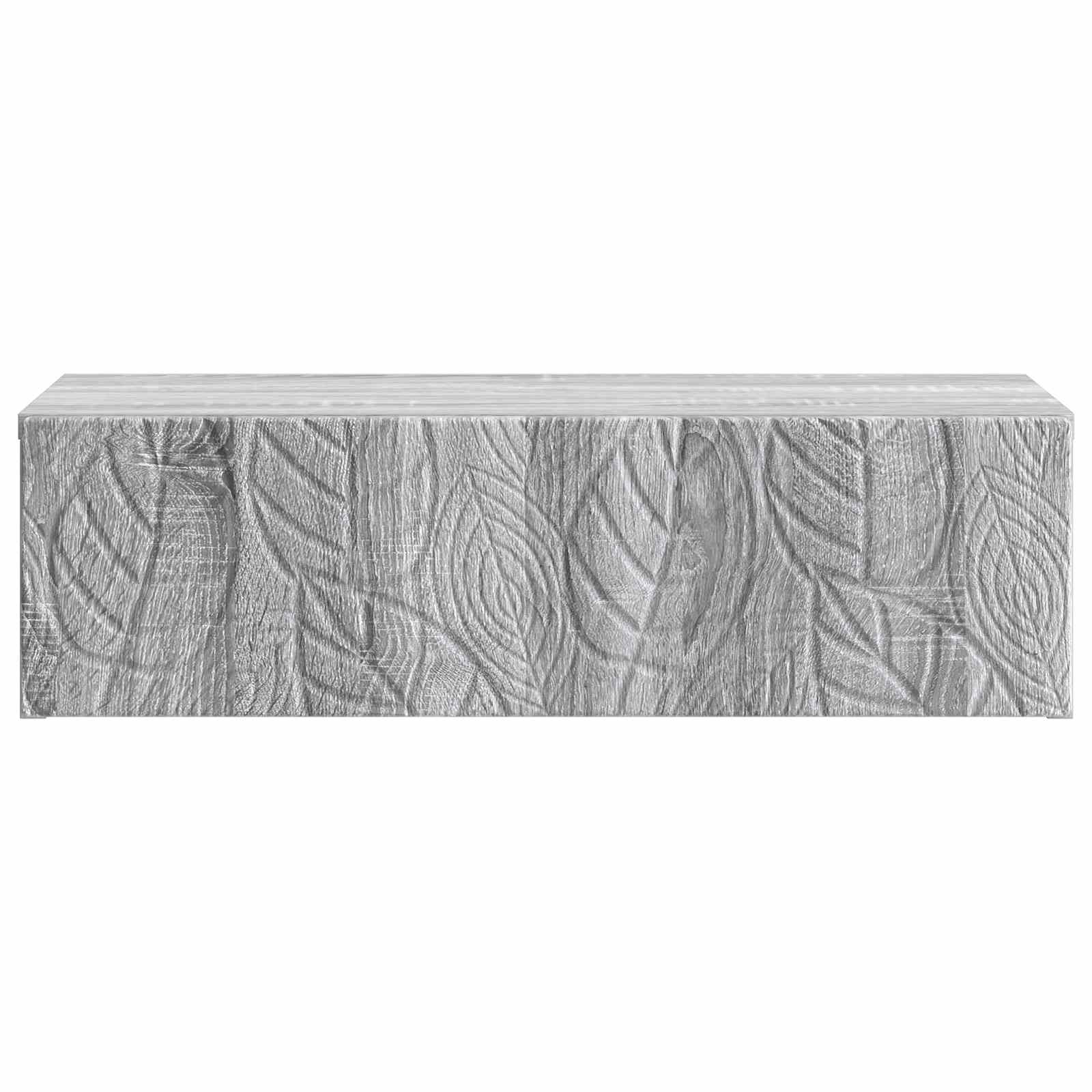 Wandmontage Zijtafel Grijs Sonoma 87,5 x 34,5 x 17 cm – afbeelding 4