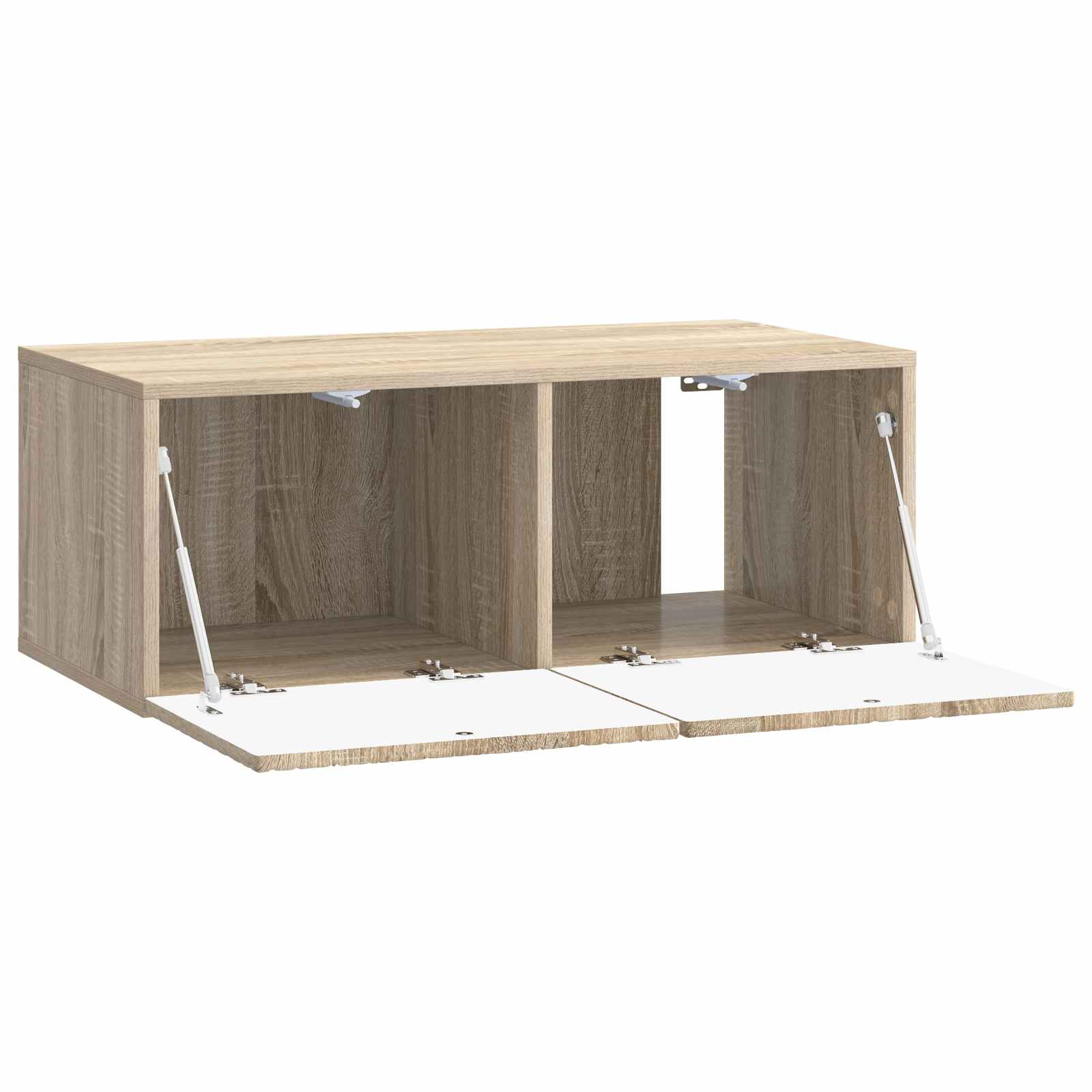 Wandbeugel TV-kast 59,5 x 41 x 30 cm Sonoma Eiken Bewerkt hout – afbeelding 4