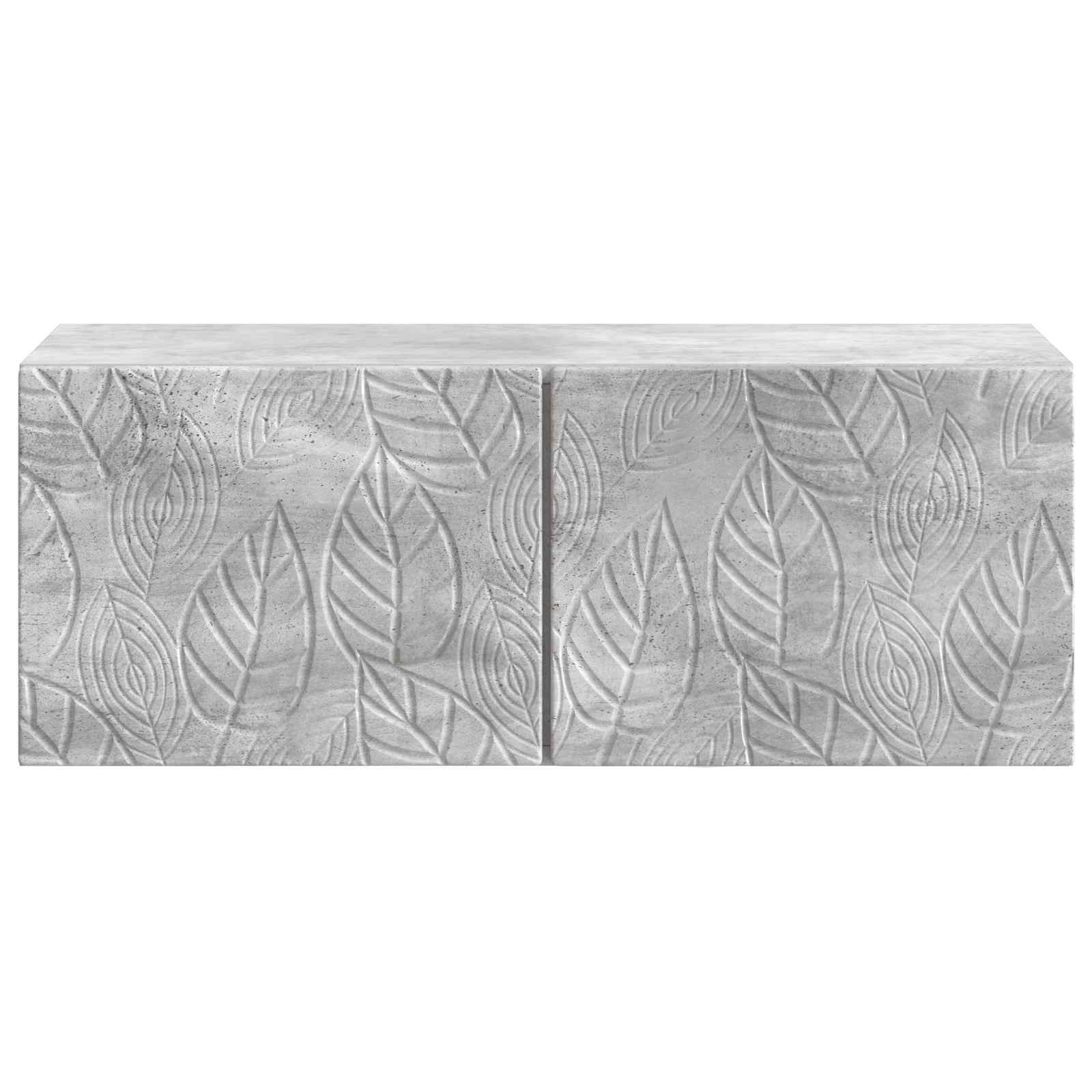Wandbeugel TV-kast 59,5 x 41 x 30 cm Betongrijs Bewerkt hout – afbeelding 5