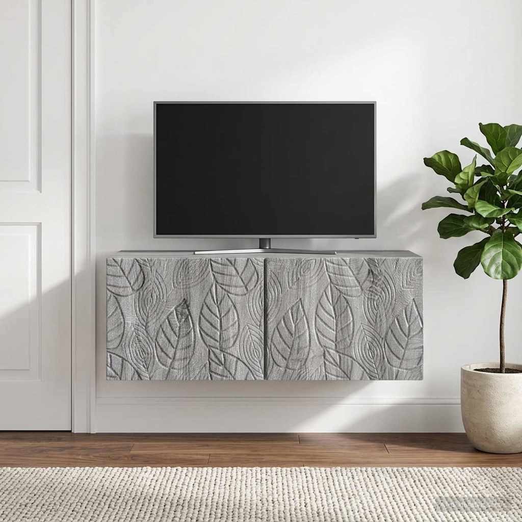 Wandbeugel TV-kast 78,5 x 41 x 30 cm Grijs Sonoma Bewerkt hout – afbeelding 3