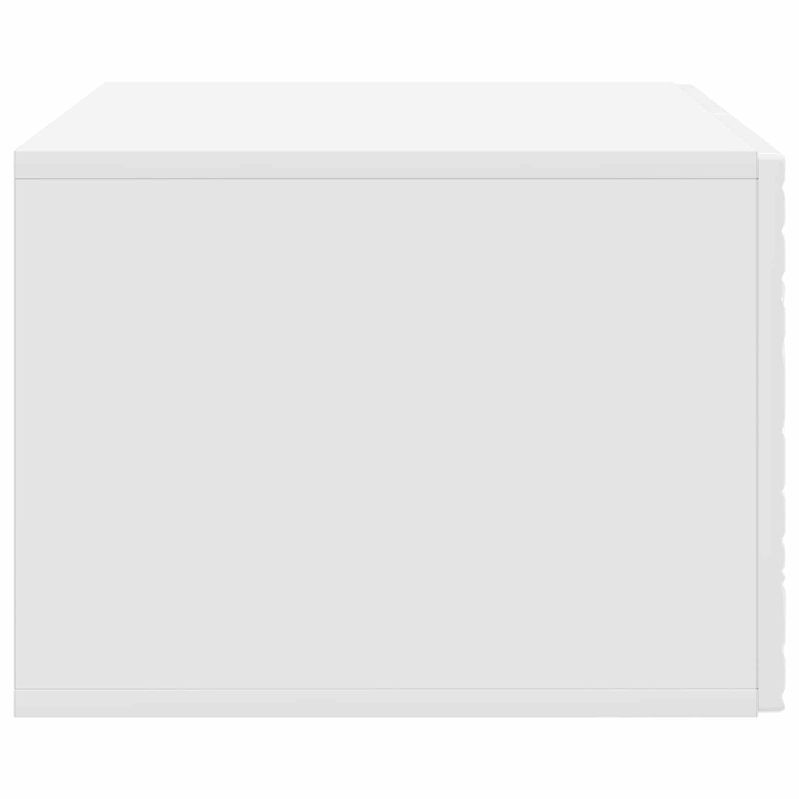 Wandbeugel TV-kast 98 x 41 x 30 cm Hoogglans Wit Bewerkt hout – afbeelding 6