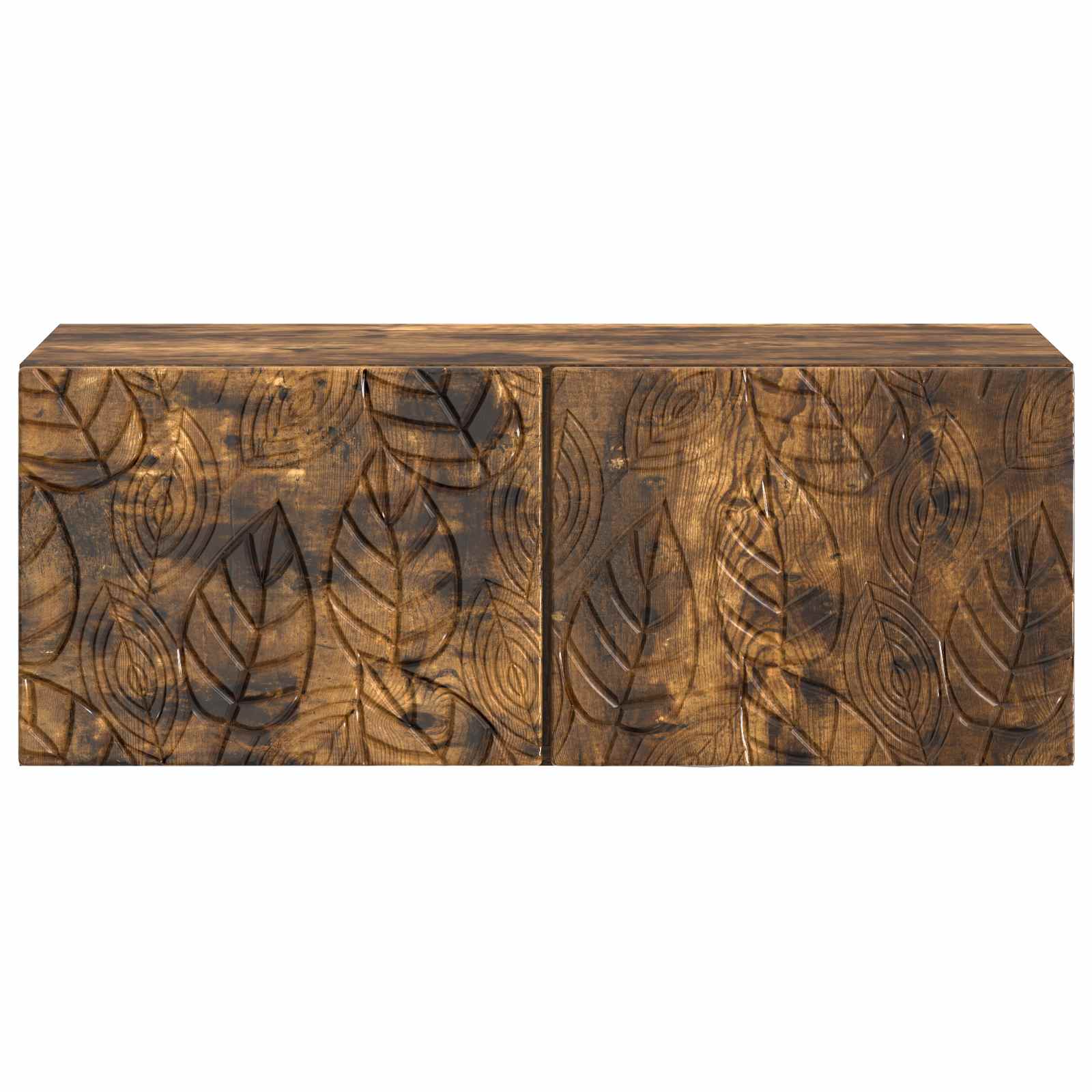Wandbeugel TV-kast 98 x 41 x 30 cm Gerookt eiken Bewerkt hout – afbeelding 5