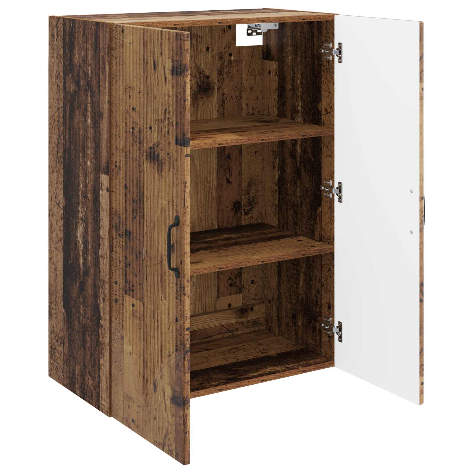 Wandkast Oud hout 66 x 34,5 x 90 cm Bewerkt hout – afbeelding 3