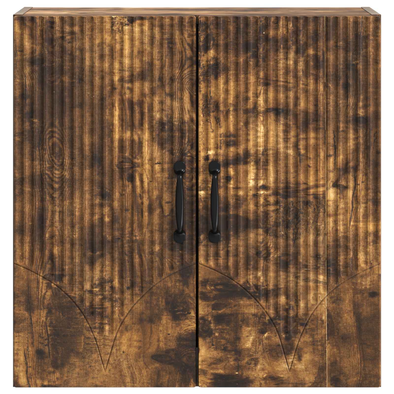 Wandkast Gerookt eiken 59 x 31 x 60 cm Bewerkt hout – afbeelding 4