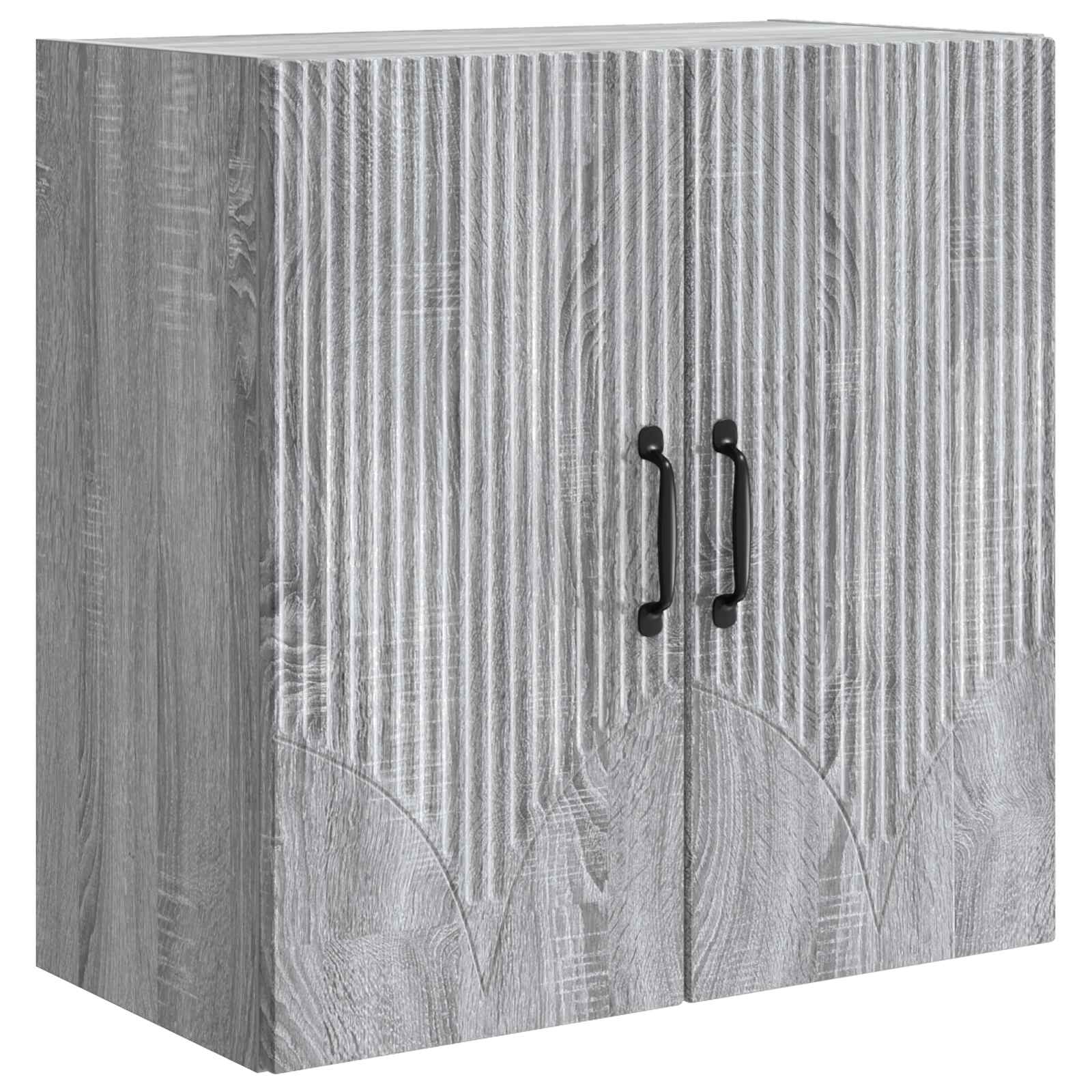 Wandkast Grijs Sonoma 59 x 31 x 60 cm Bewerkt hout – afbeelding 2