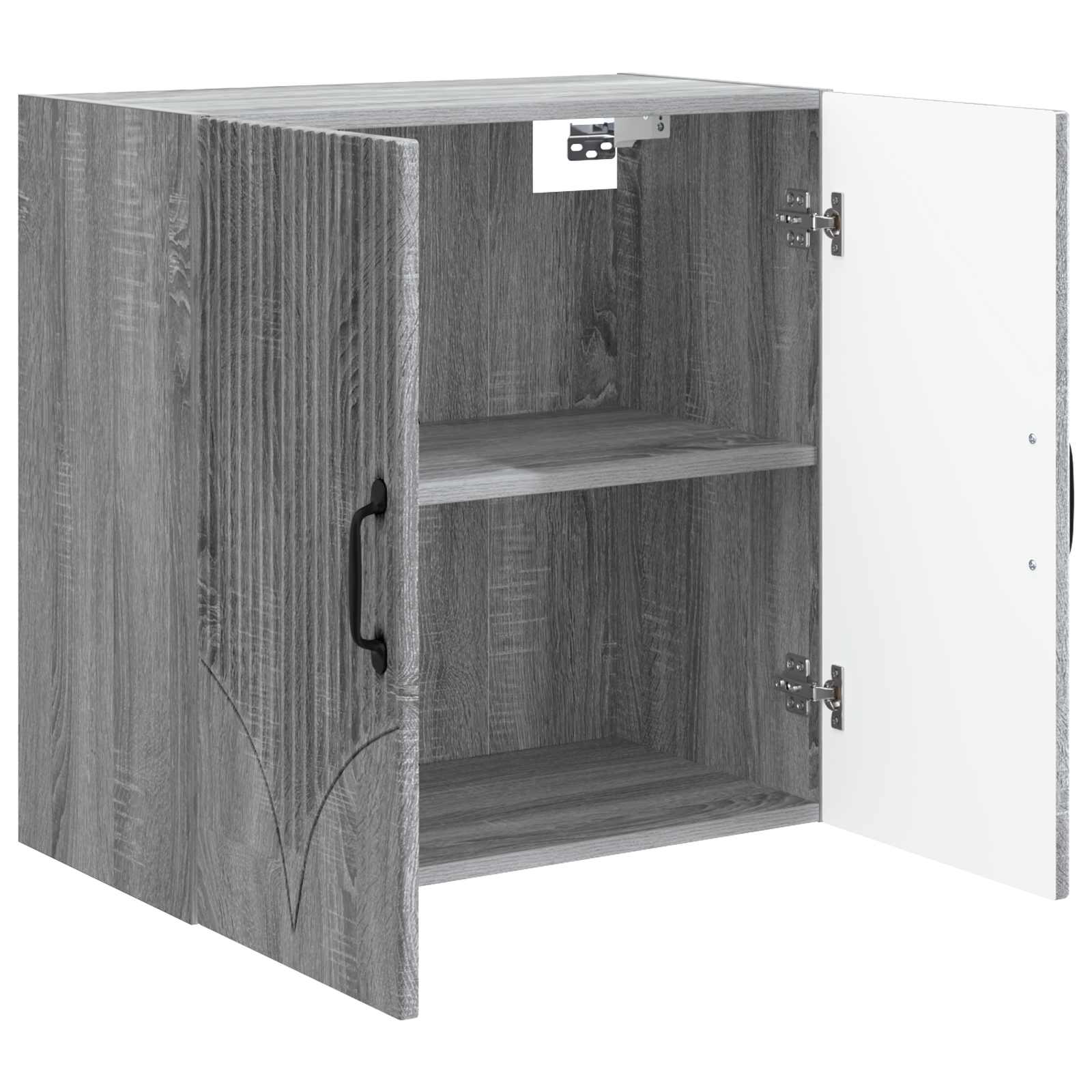 Wandkast Grijs Sonoma 59 x 31 x 60 cm Bewerkt hout – afbeelding 3