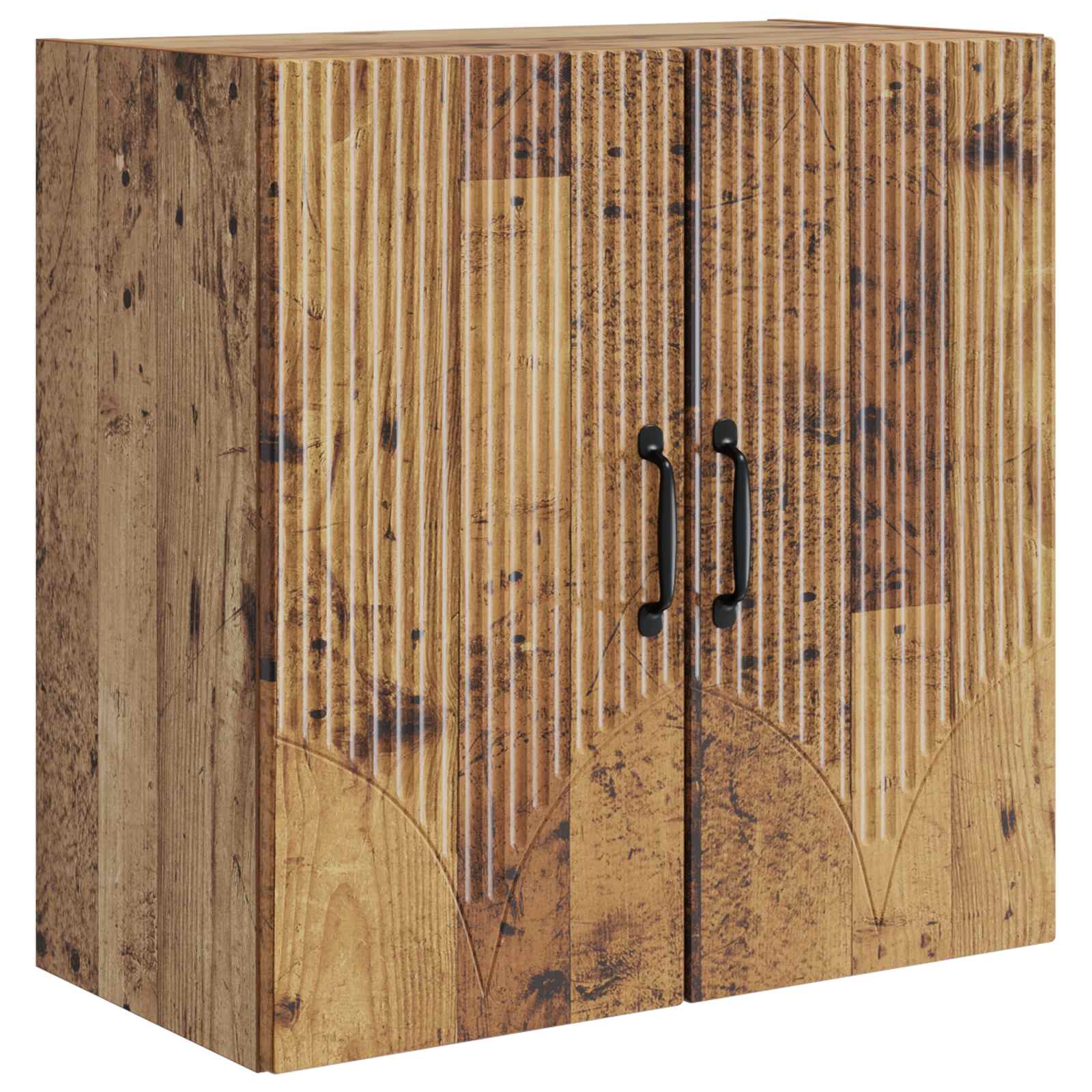Wandkast Oud hout 59 x 31 x 60 cm Bewerkt hout – afbeelding 2