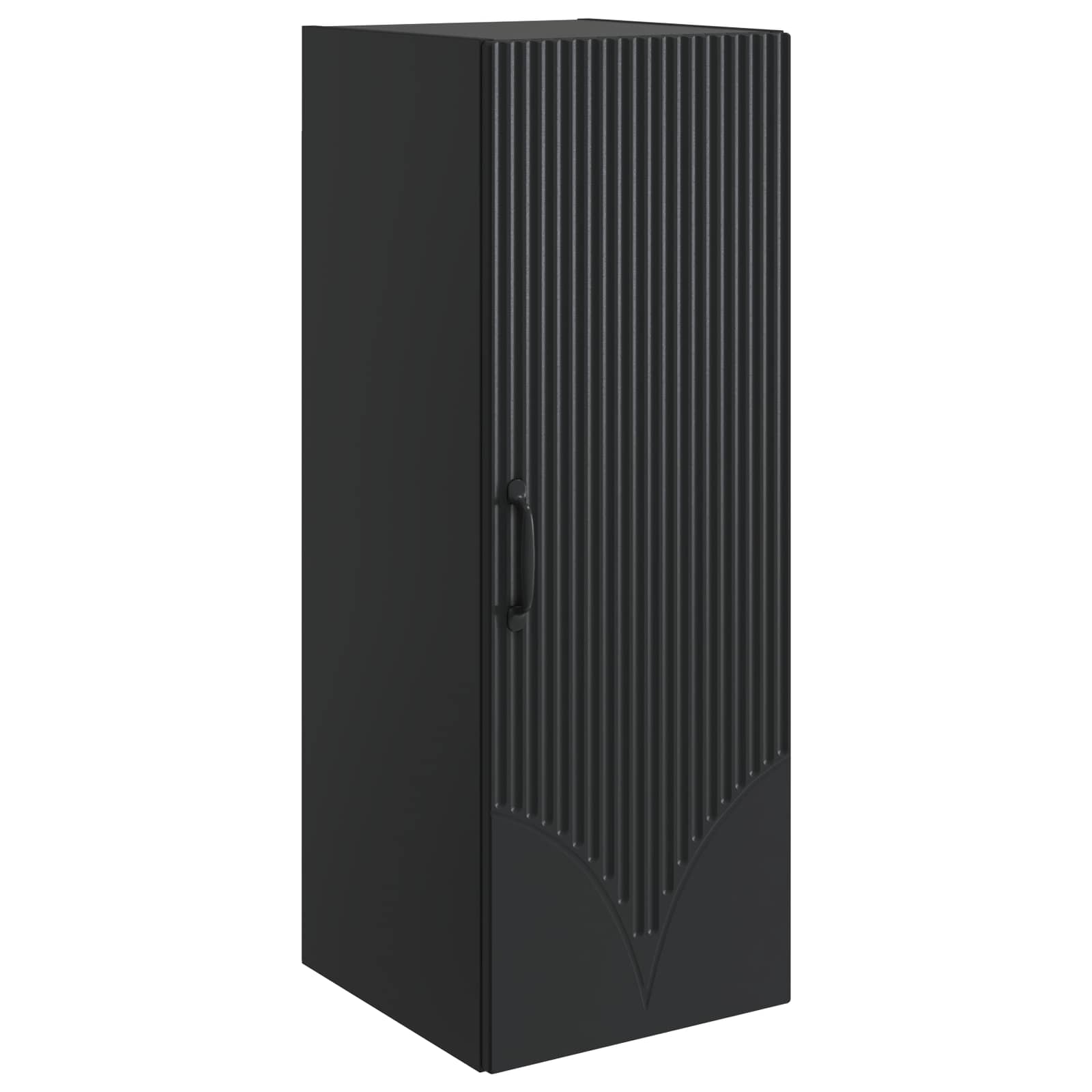 Wandkast Zwart 33 x 34,5 x 90 cm Bewerkt hout – afbeelding 2