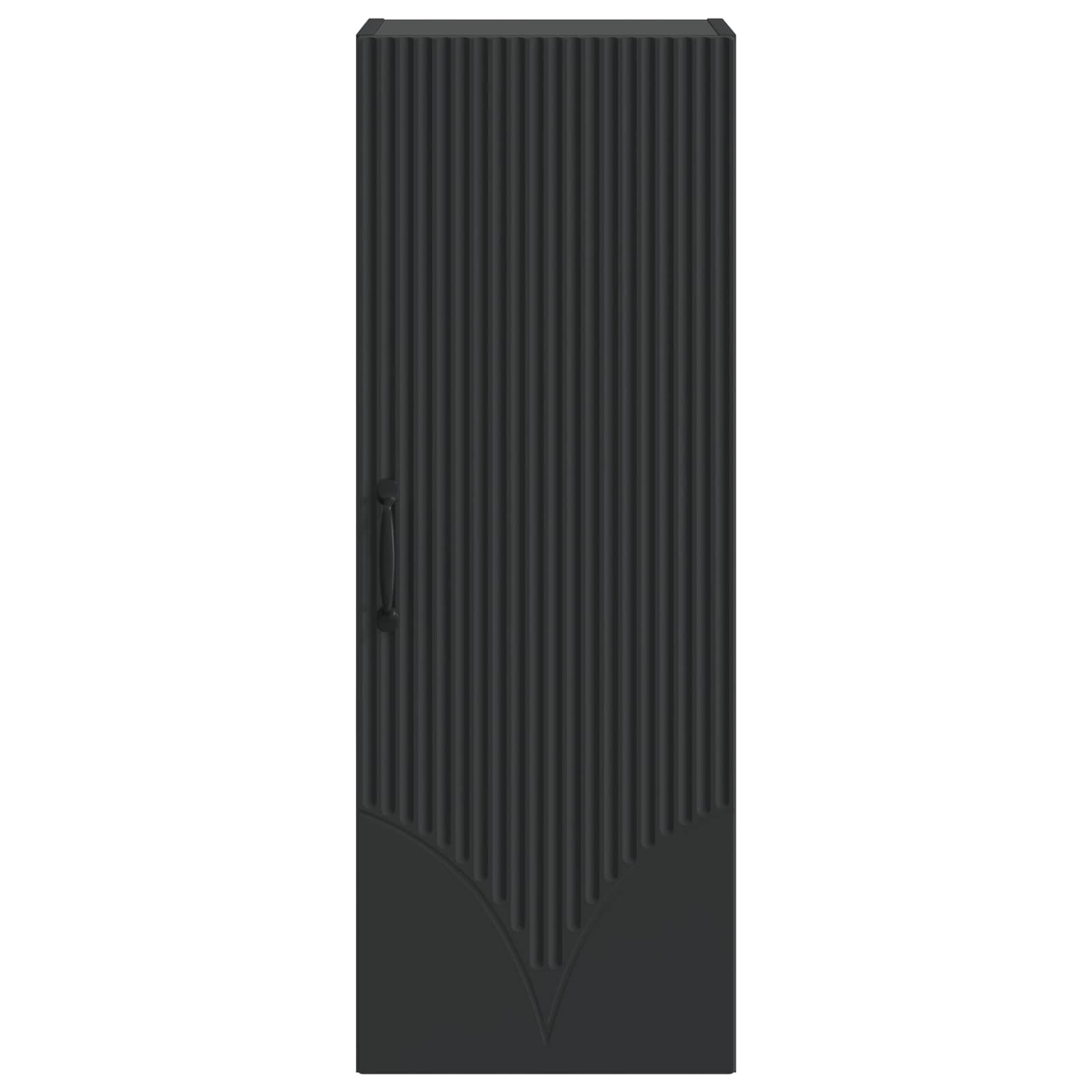 Wandkast Zwart 33 x 34,5 x 90 cm Bewerkt hout – afbeelding 4