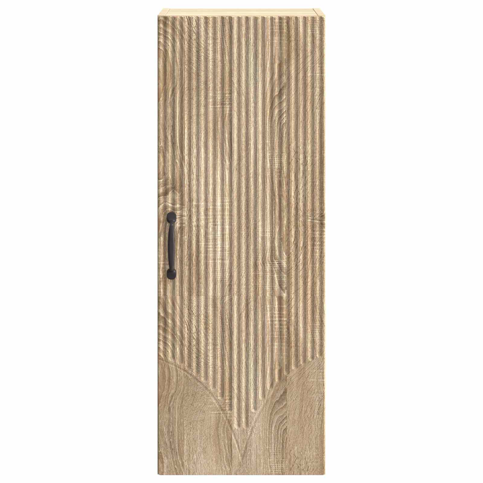 Wandkast Sonoma Eiken 33 x 34,5 x 90 cm Bewerkt hout – afbeelding 4