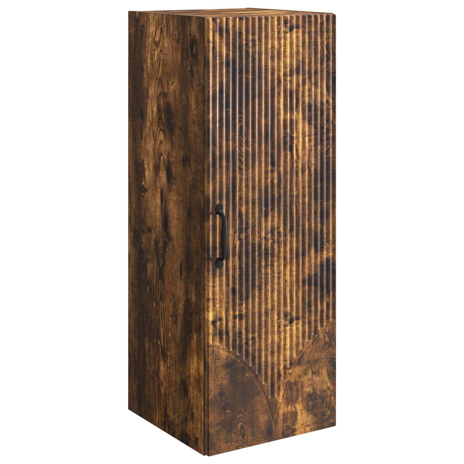 Wandkast Gerookt eiken 33 x 34,5 x 90 cm Bewerkt hout – afbeelding 2