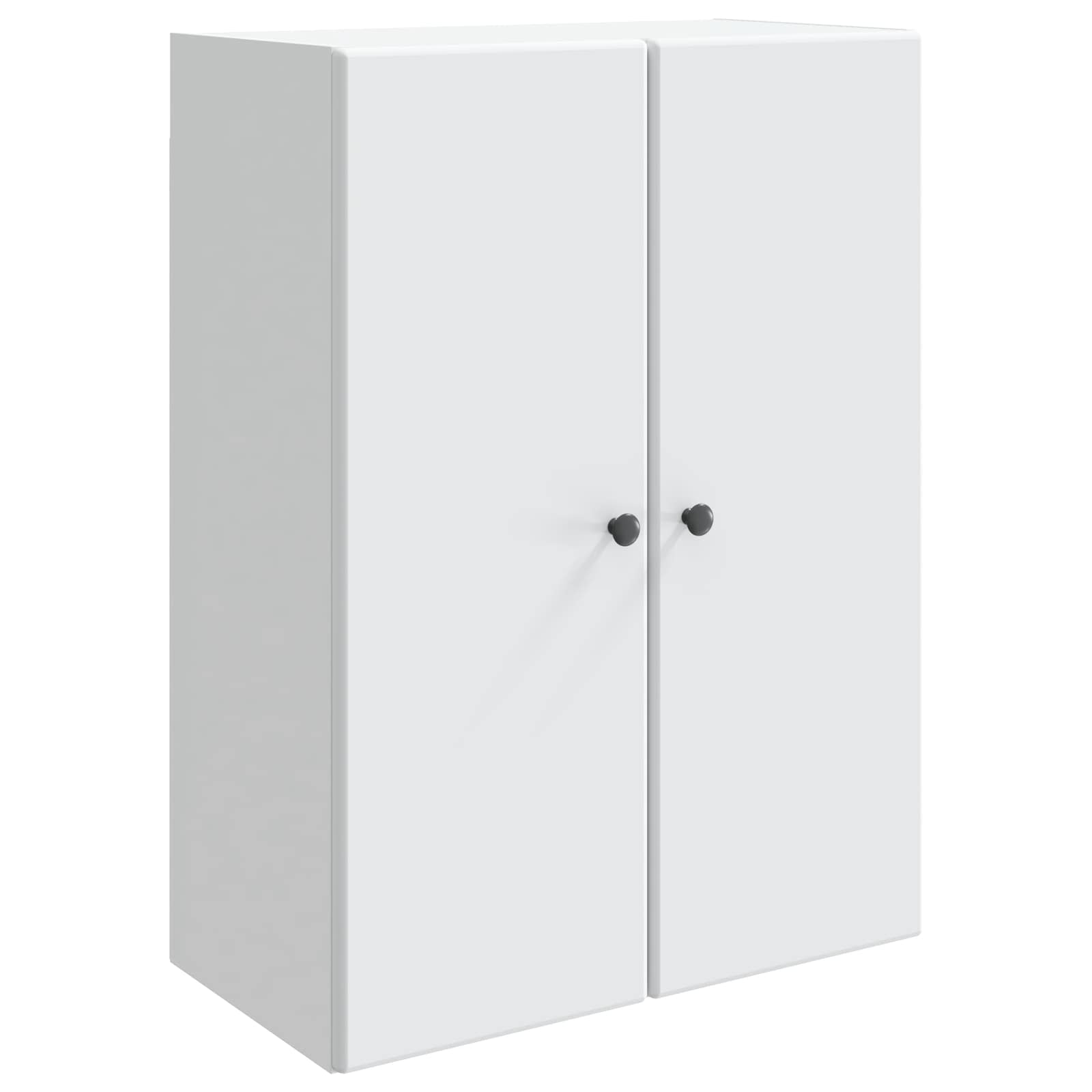 Wandkast Wit 66 x 34,5 x 90 cm Bewerkt hout – afbeelding 2