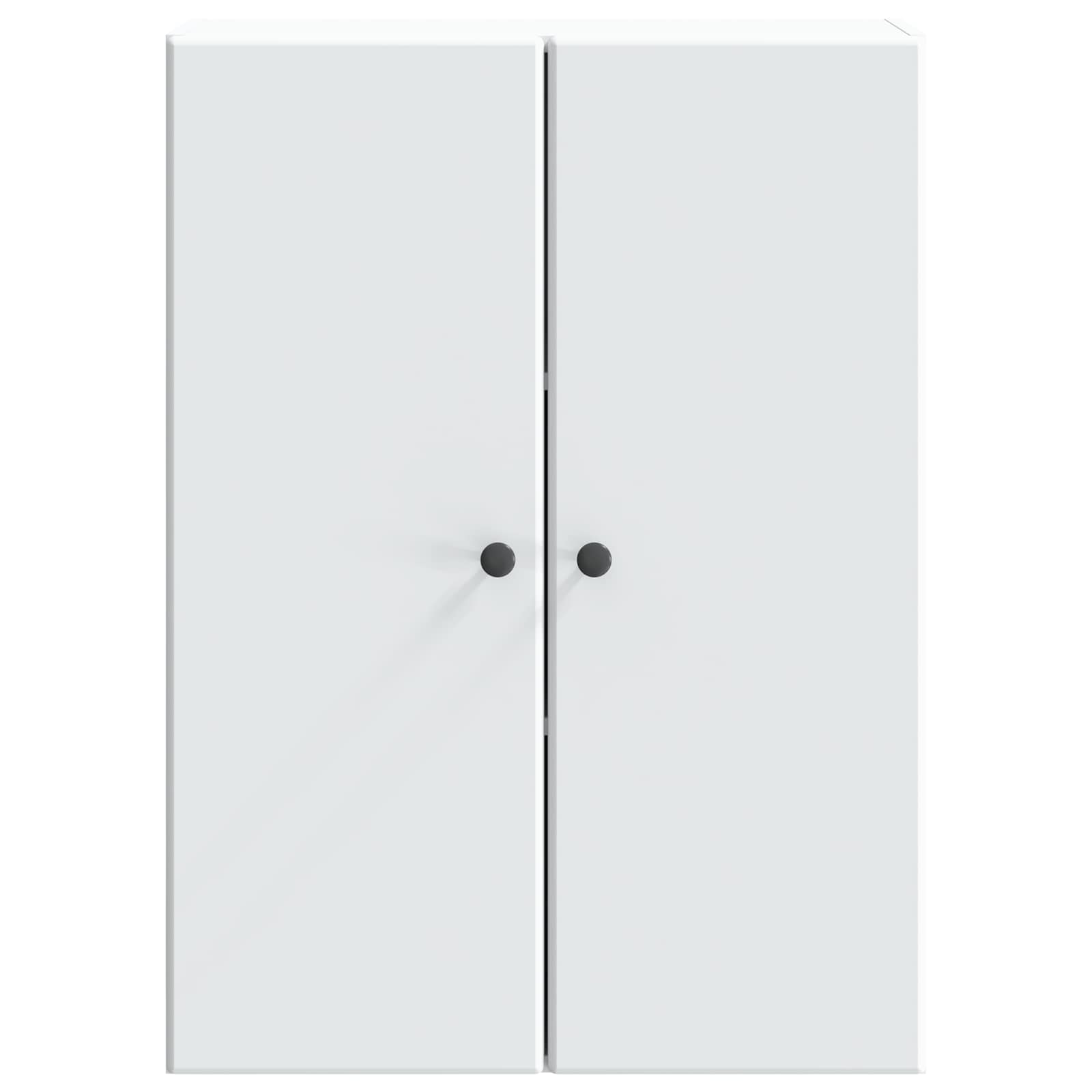Wandkast Wit 66 x 34,5 x 90 cm Bewerkt hout – afbeelding 4