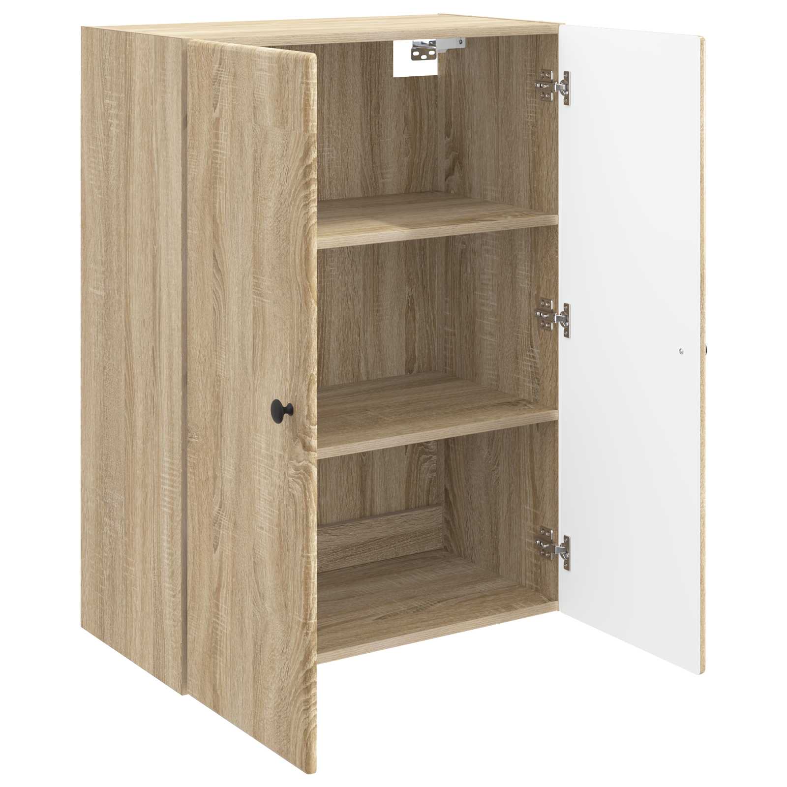 Wandkast Sonoma Eiken 66 x 34,5 x 90 cm Bewerkt hout – afbeelding 3