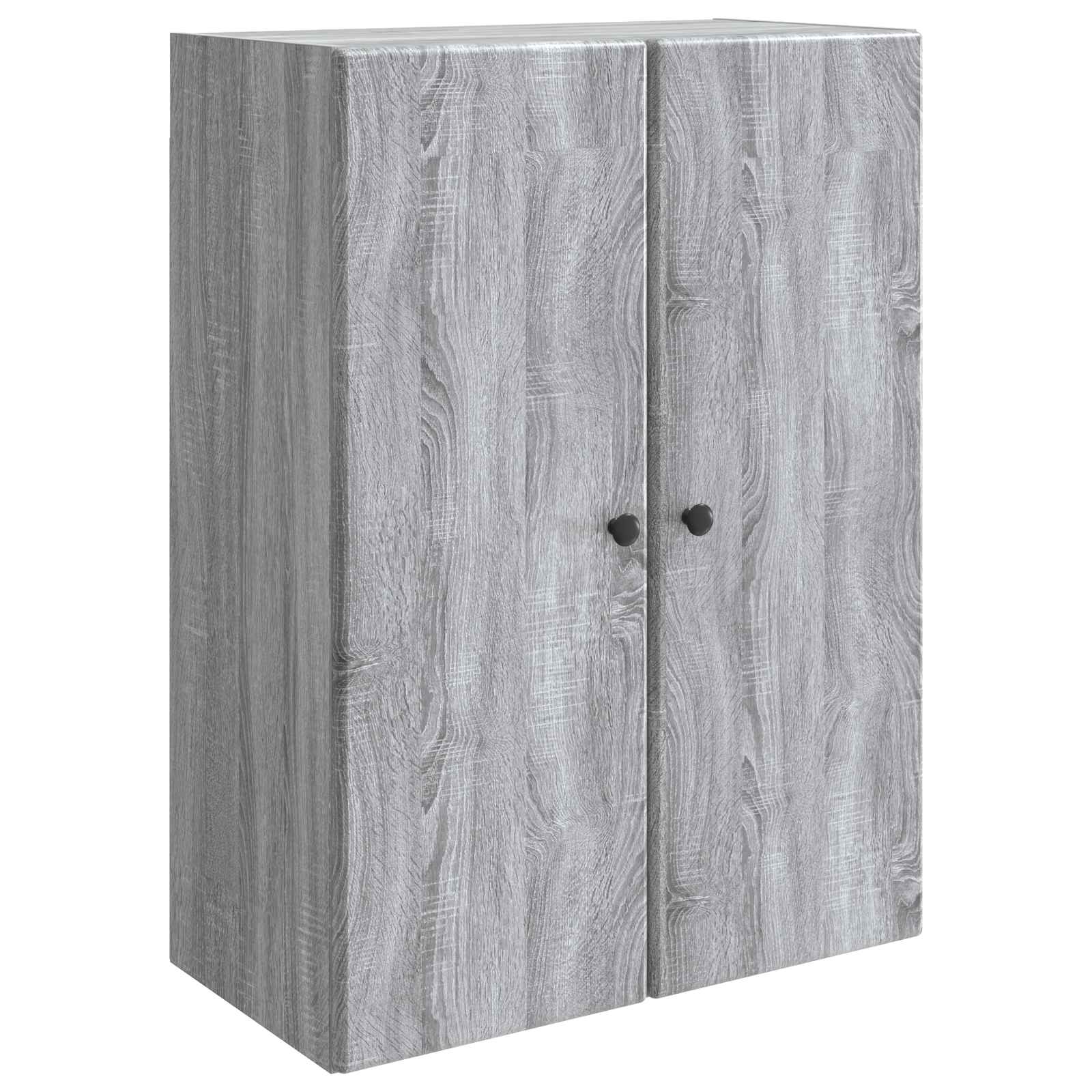 Wandkast Grijs Sonoma 66 x 34,5 x 90 cm Bewerkt hout – afbeelding 2