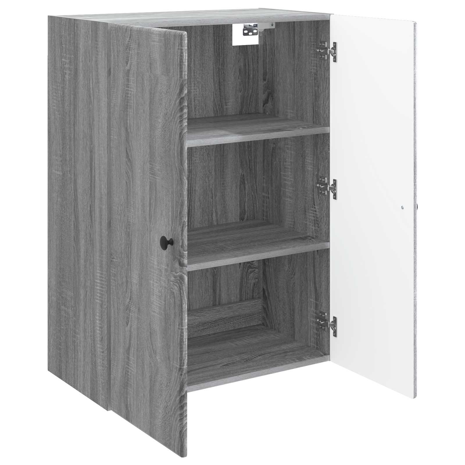 Wandkast Grijs Sonoma 66 x 34,5 x 90 cm Bewerkt hout – afbeelding 3