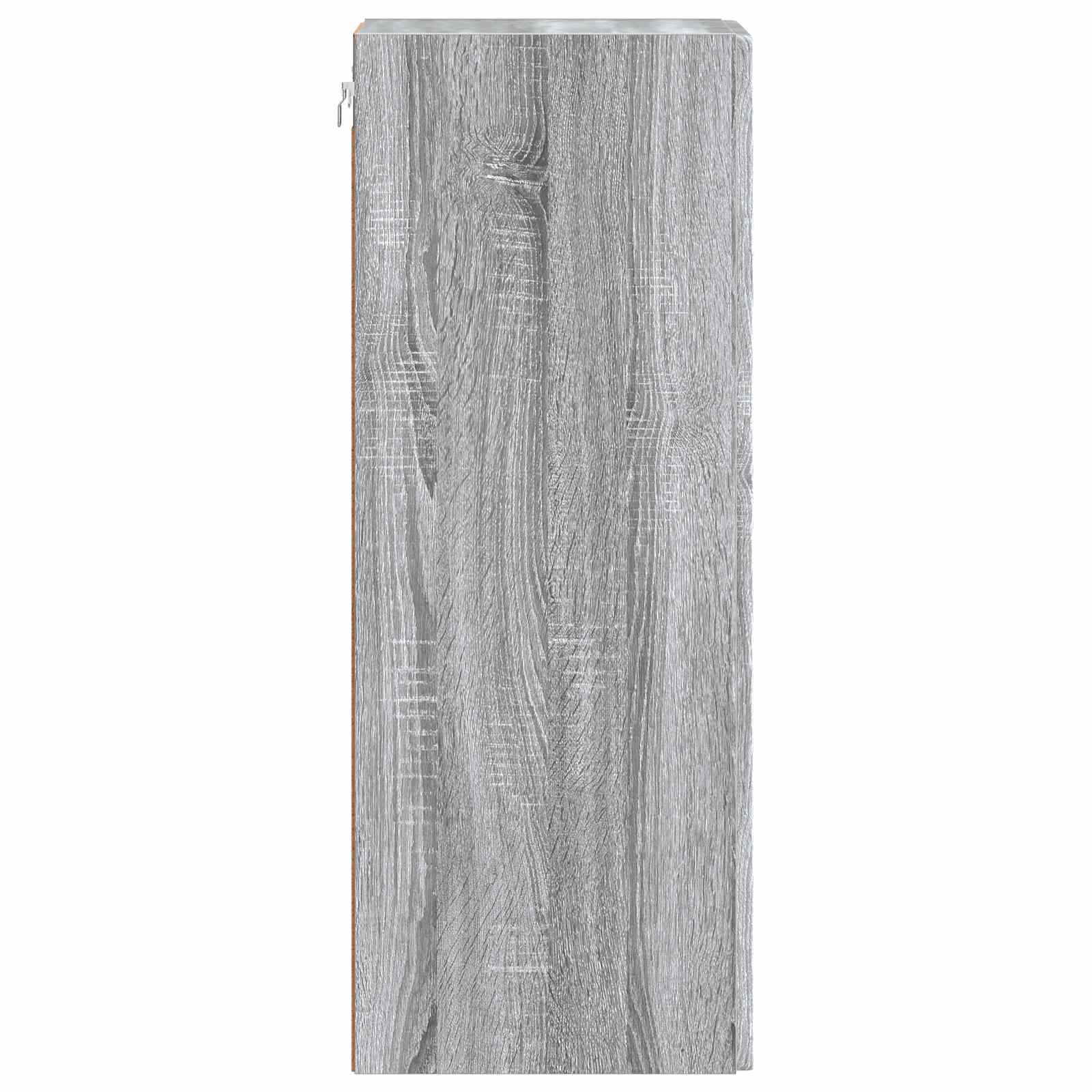 Wandkast Grijs Sonoma 66 x 34,5 x 90 cm Bewerkt hout – afbeelding 5