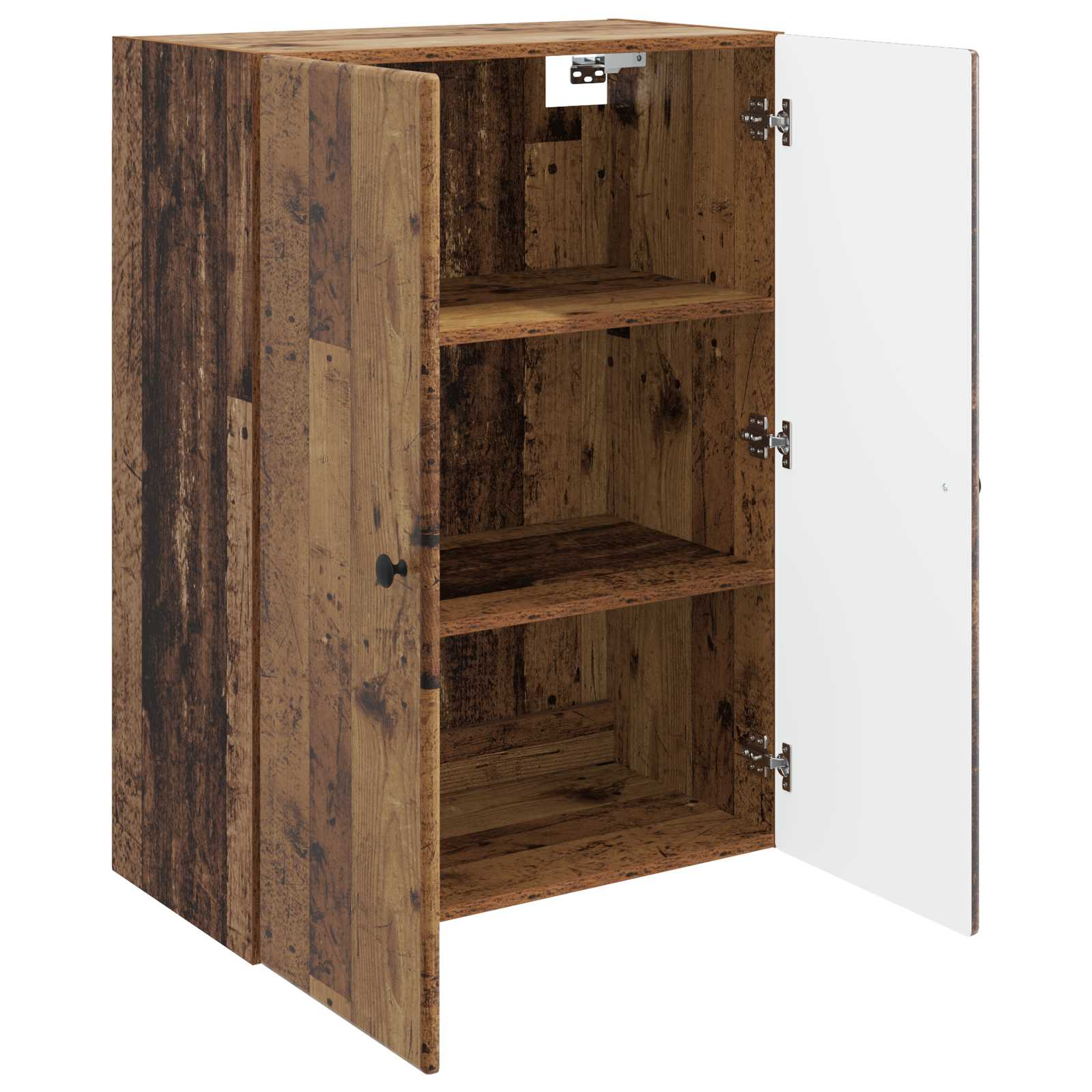 Wandkast Oud hout 66 x 34,5 x 90 cm Bewerkt hout – afbeelding 3