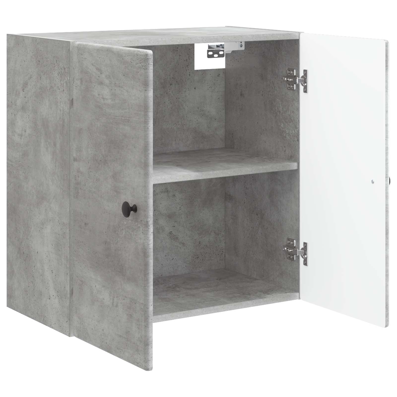Wandkast Betongrijs 59 x 31 x 60 cm Bewerkt hout – afbeelding 3